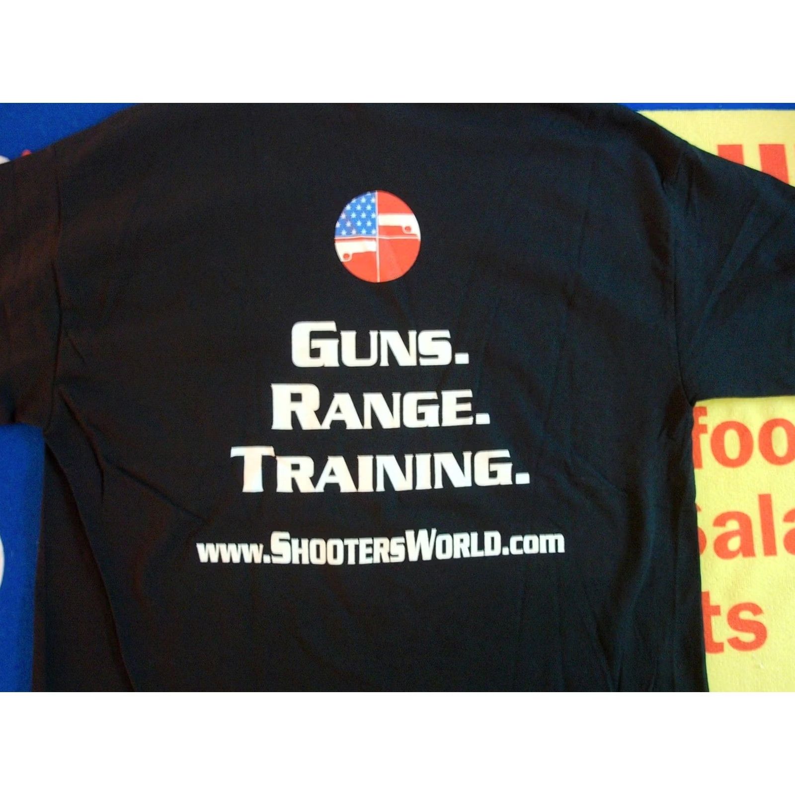 Gildan Gildan SHOOTERS WORLD Guns Range Training logo T Shirt Men's Large Black USA Tampa Florida Shirt Mens Large Black USA reversible? Size US L / EU 52-54 / 3 - 2 Thumbnail