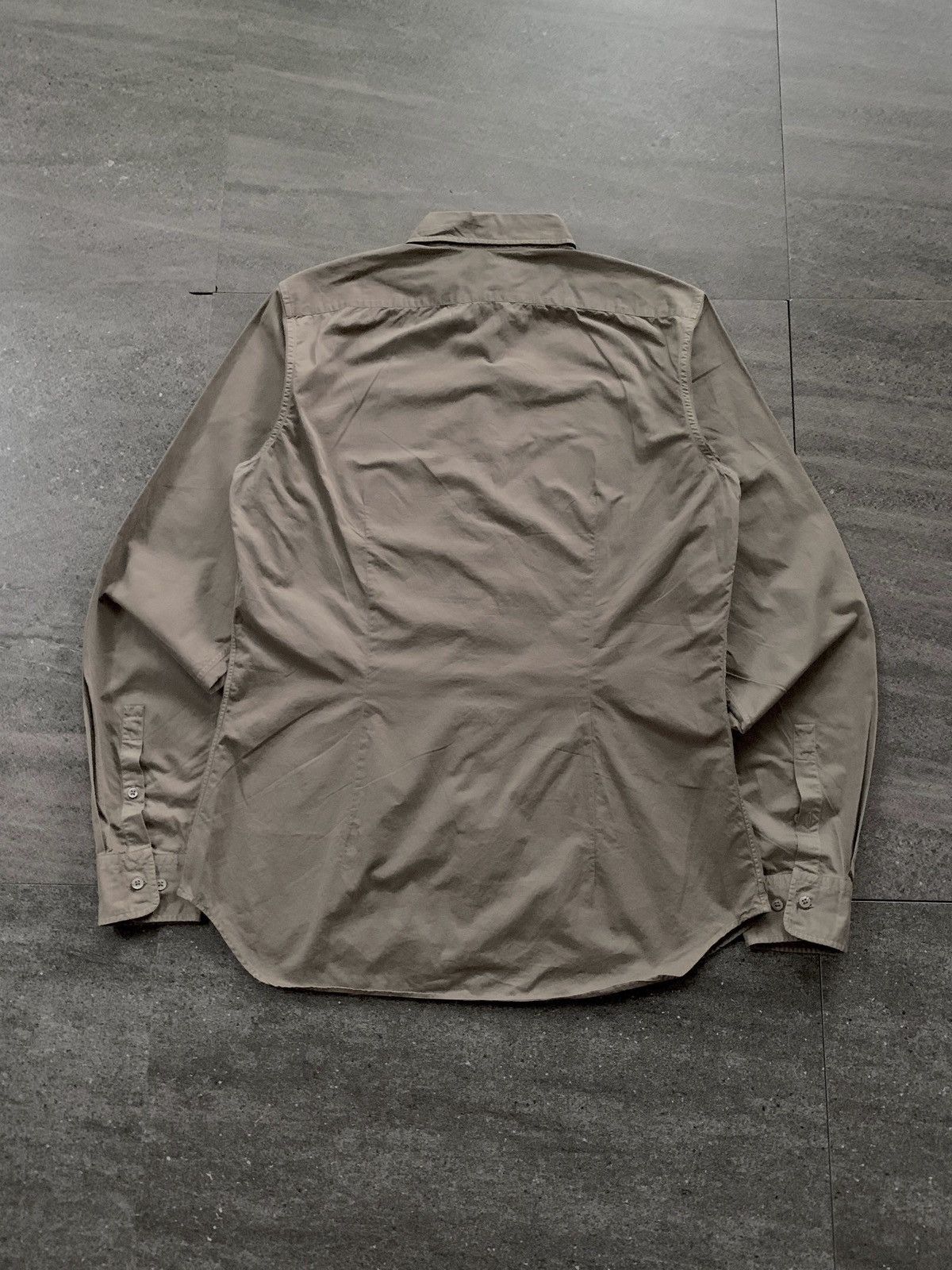 Jil Sander FREE TAX! Treated Thick Cotton Shirt Size US M / EU 48-50 / 2 - 5 Thumbnail