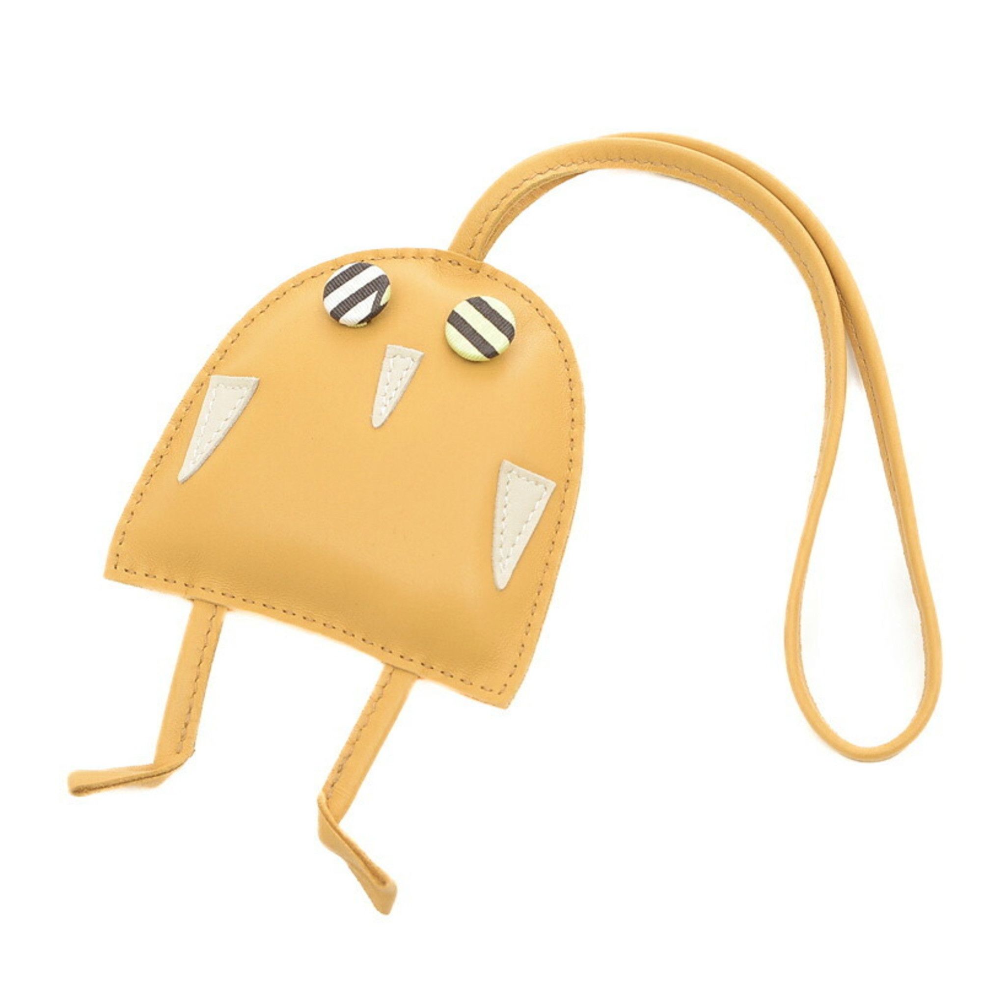 Hermes Rodeo PM Bag Charm Anu Milo Trench/Canopy/Curry A engraved