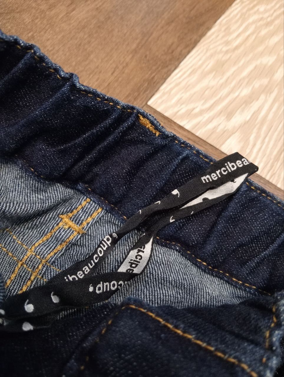 mercibeaucoup VINTAGE MERCIBEAUCOUP ISSEY MIYAKE DROP CROTCH INDIGO PANTS Size 28" / US 6 / IT 42 - 6 Thumbnail