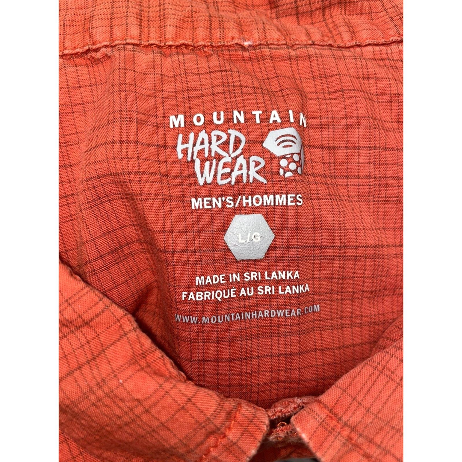 Mountain Hardwear VINTAGE Mountain Hardwear Button-Down Shirt Mens L Orange Short Sleeve Shirt Mens L Orange Mountain Hardwear Shirt (adjust if not vintage) Size US L / EU 52-54 / 3 - 7 Thumbnail