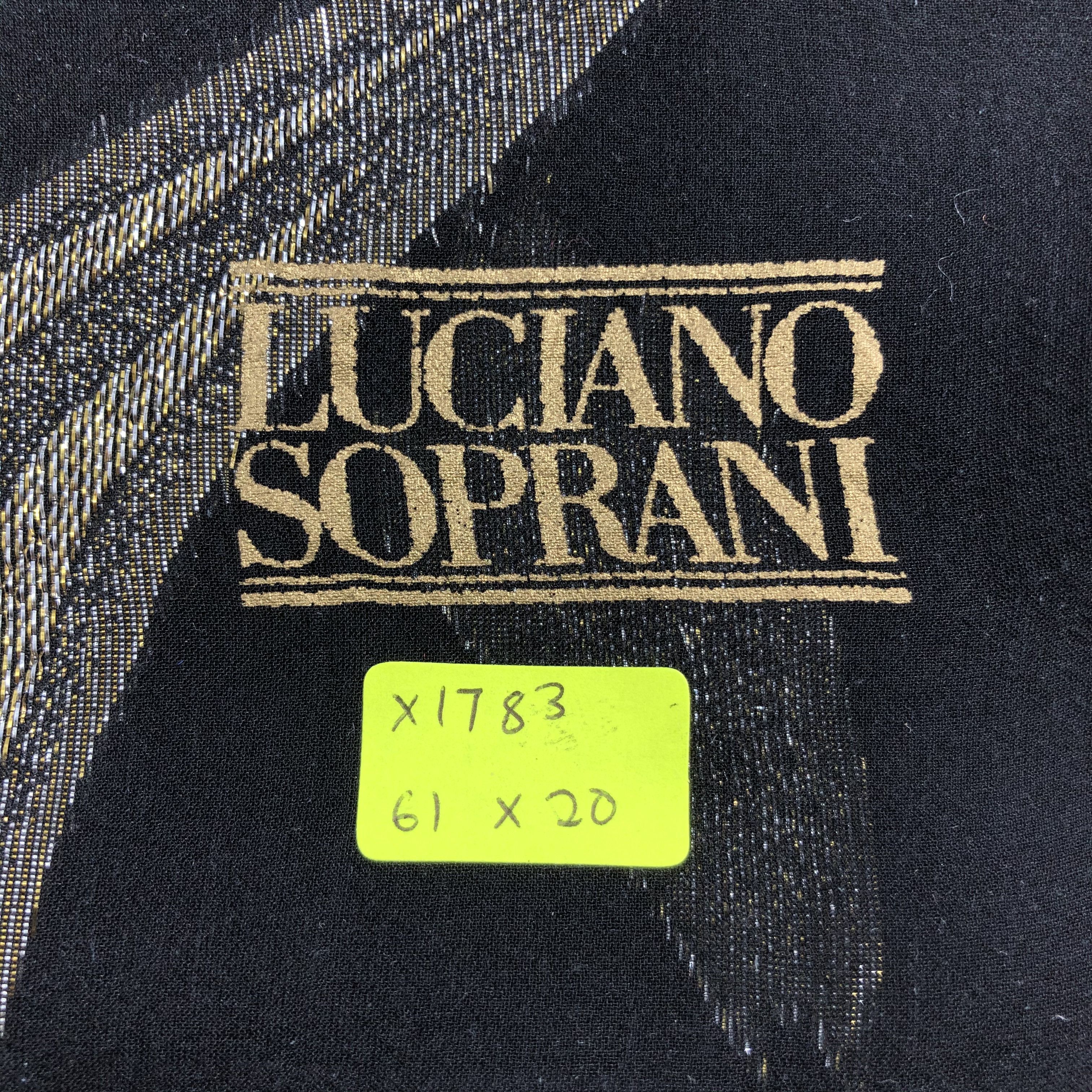 Vintage Vintage Luciano Soprani Silk Scarf Size ONE SIZE - 8 Thumbnail
