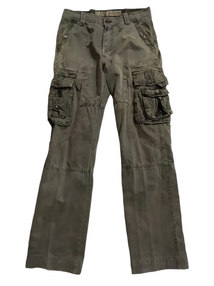 Other Bapai Cargo Tactical Multi pocket Olive Colour Pants Size US 29 - 1 Thumbnail