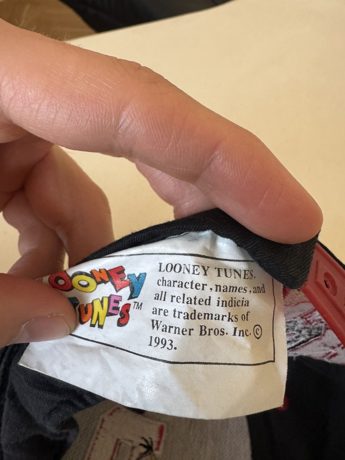Vintage Vintage 90s Looney Tunes Snapback Daffy Warner Bros Hat Size ONE SIZE - 4 Thumbnail