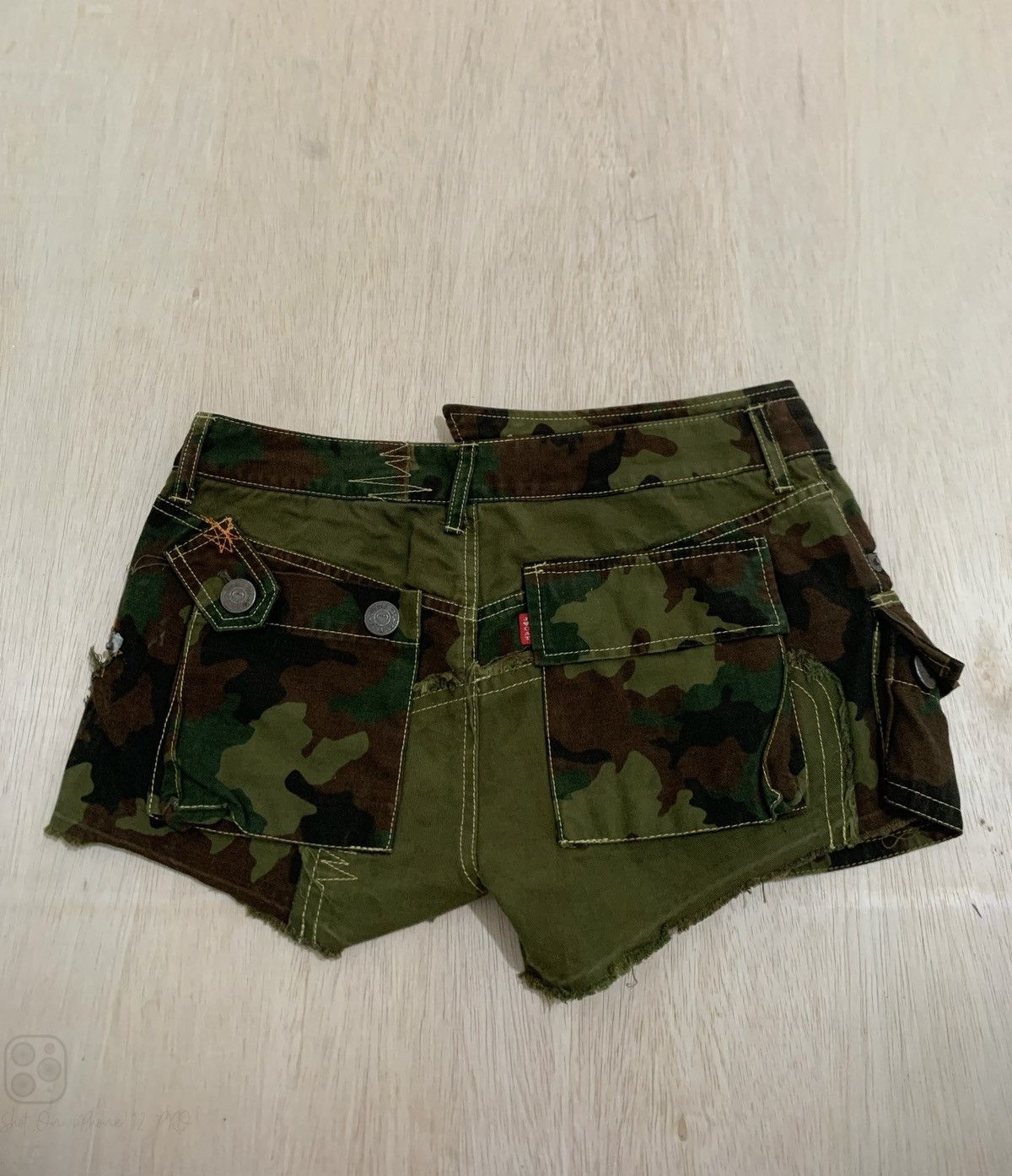 20471120 × Hysteric Glamour × Japanese Brand Y2k Jungle Cat Camo Ifsixwsnine Punk style Women's Size 30" / US 8 / IT 44 - 2 Thumbnail
