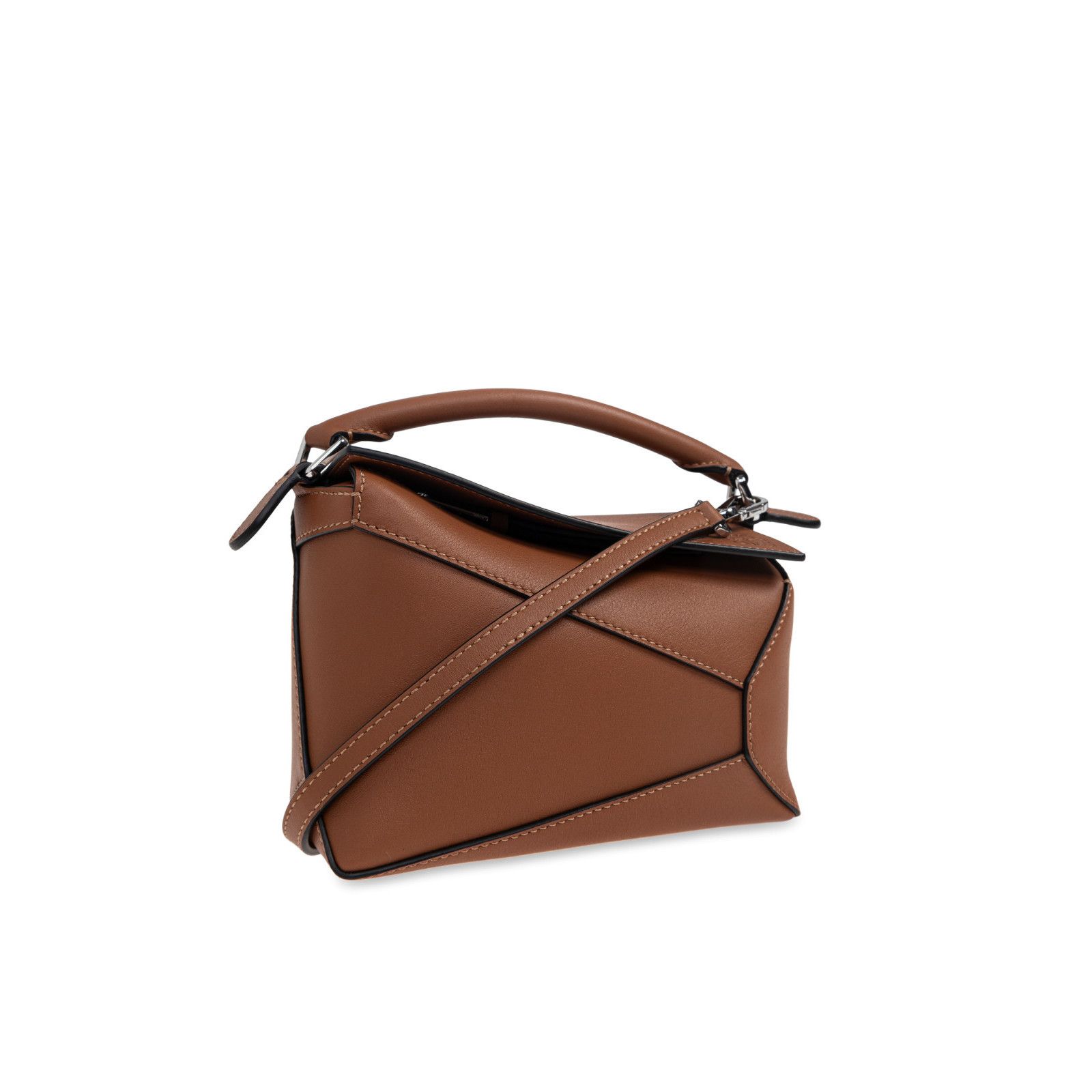 Loewe LOEWE Puzzle Edge Mini Tan Leather Handbag New & Authentic Size ONE SIZE - 3 Thumbnail