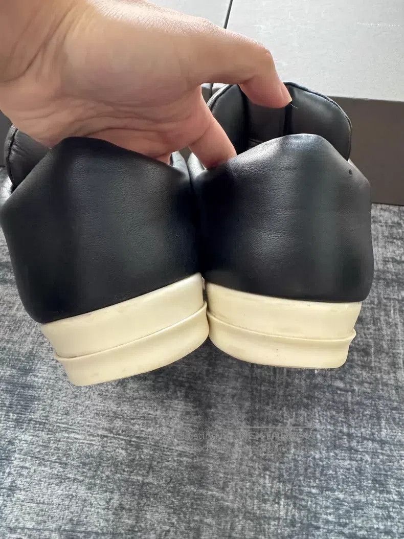 Rick Owens RICK OWENS Black Pudgy Fat Laces Low-Top Chuck Taylor Brea Size US 12 / EU 45 - 5 Thumbnail