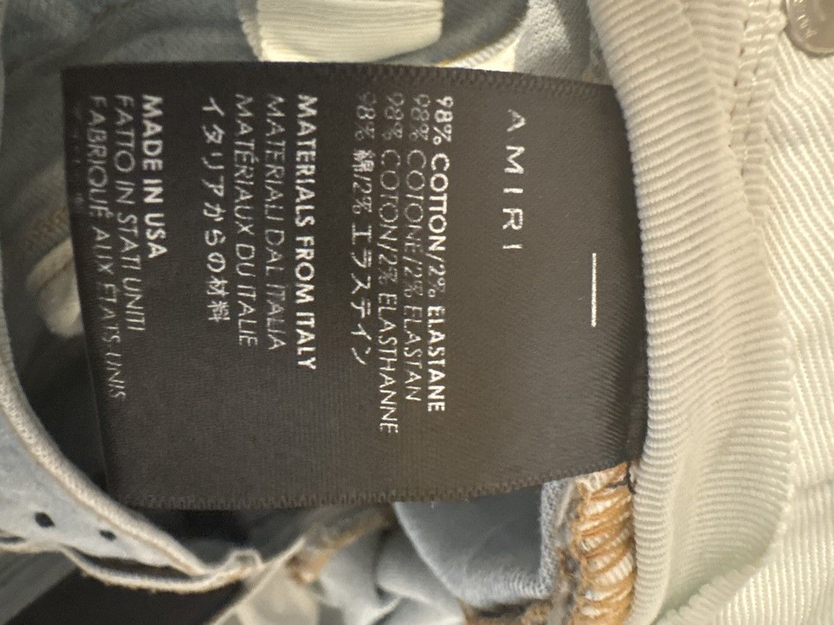 Amiri Denim Blue Amiri Jeans Size US 32 / EU 48 - 8 Thumbnail