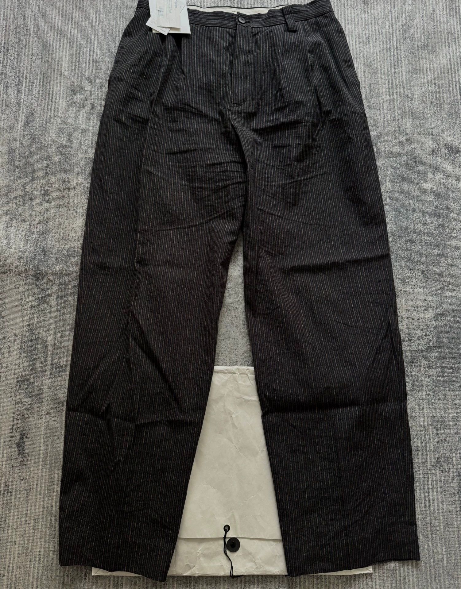 Visvim VISVIM 24AW Russo Santome cotton-wool stripe black 3 Size US 34 / EU 50 - 1 Thumbnail