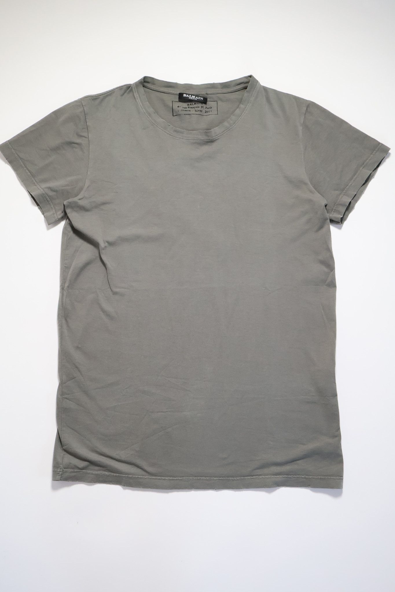 Balmain Paris Balmain Distressed Shirt Balmain AW11