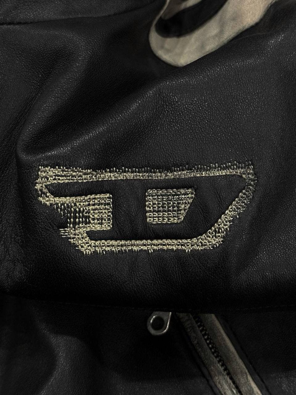 Diesel Vintage Diesel Distressed Leather Jacket Size US L / EU 52-54 / 3 - 5 Thumbnail