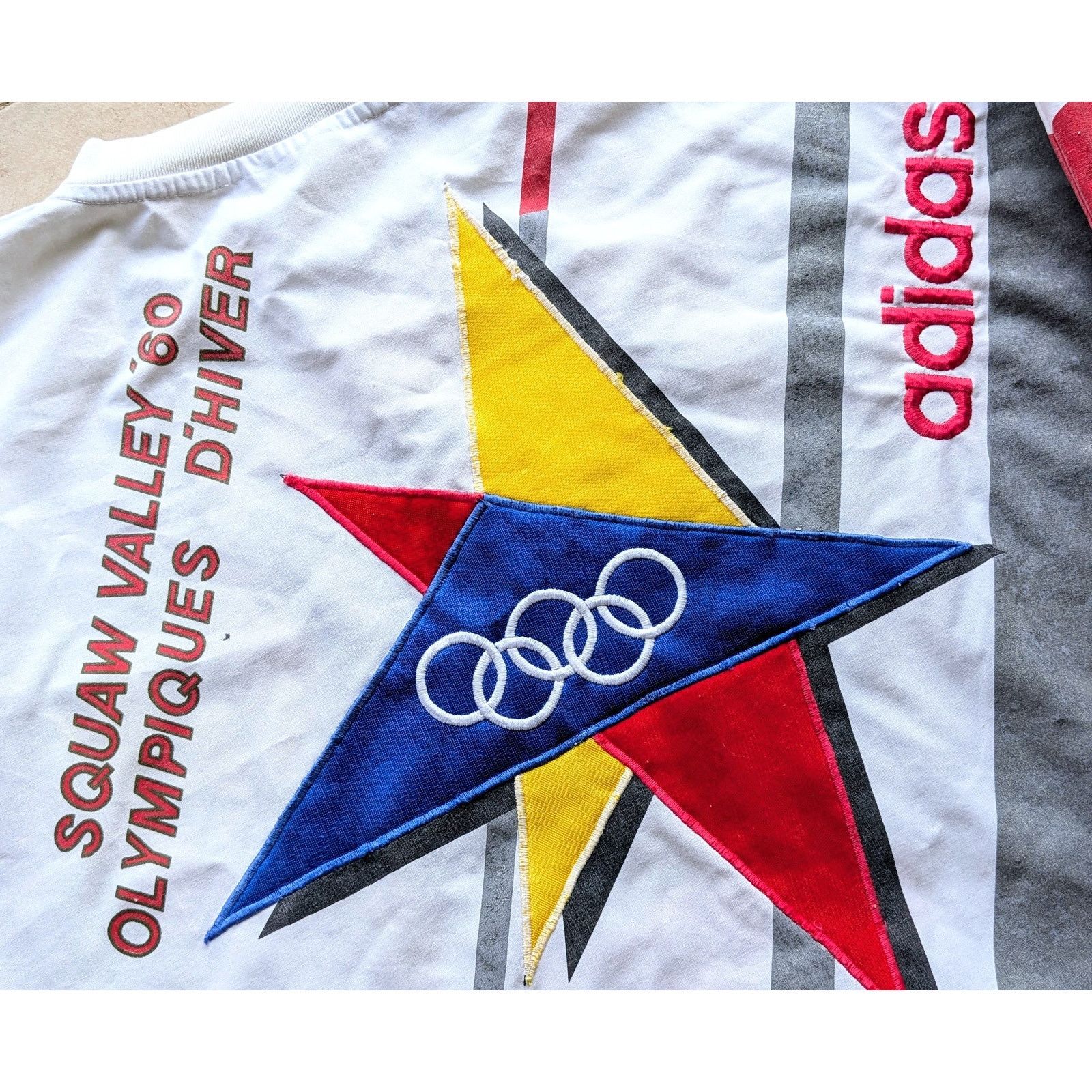 Adidas × USA Olympics Winter Olympic ADIDAS 90s 1928 St Moritz 1960 sweat XL vtg Size US XL / EU 56 / 4 - 4 Thumbnail