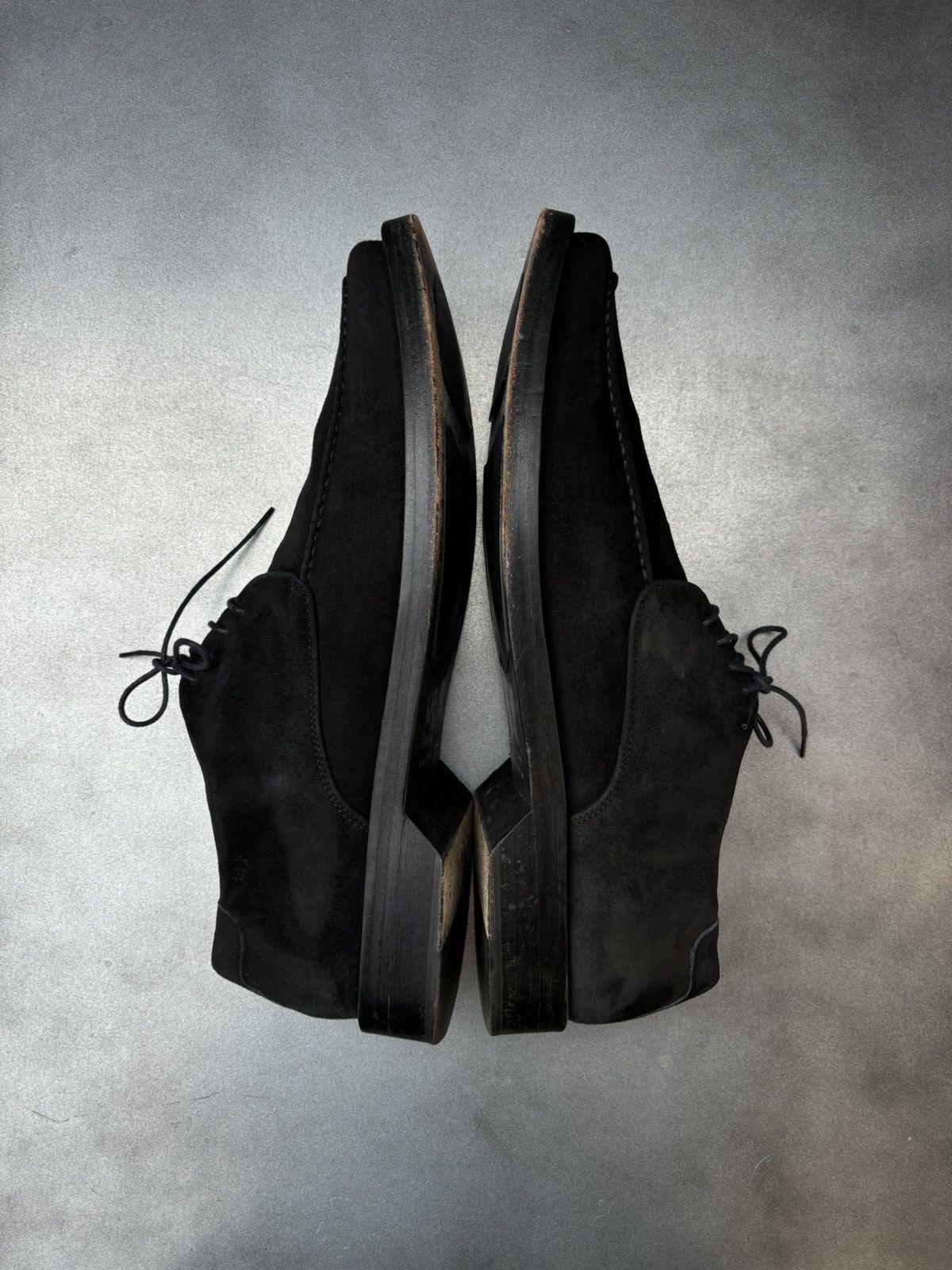Gianfranco Ferre × Vintage Vintage Gianfranco Ferre Square Toe Suede Dress Shoes 80s 90 Size US 10.5 / EU 43-44 - 12 Thumbnail