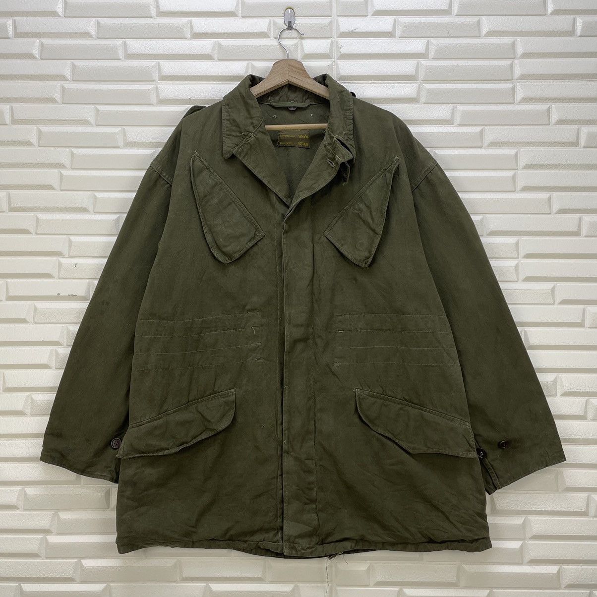 Vintage Vintage Military Wax Jacket Size US M / EU 48-50 / 2 - 2 Thumbnail