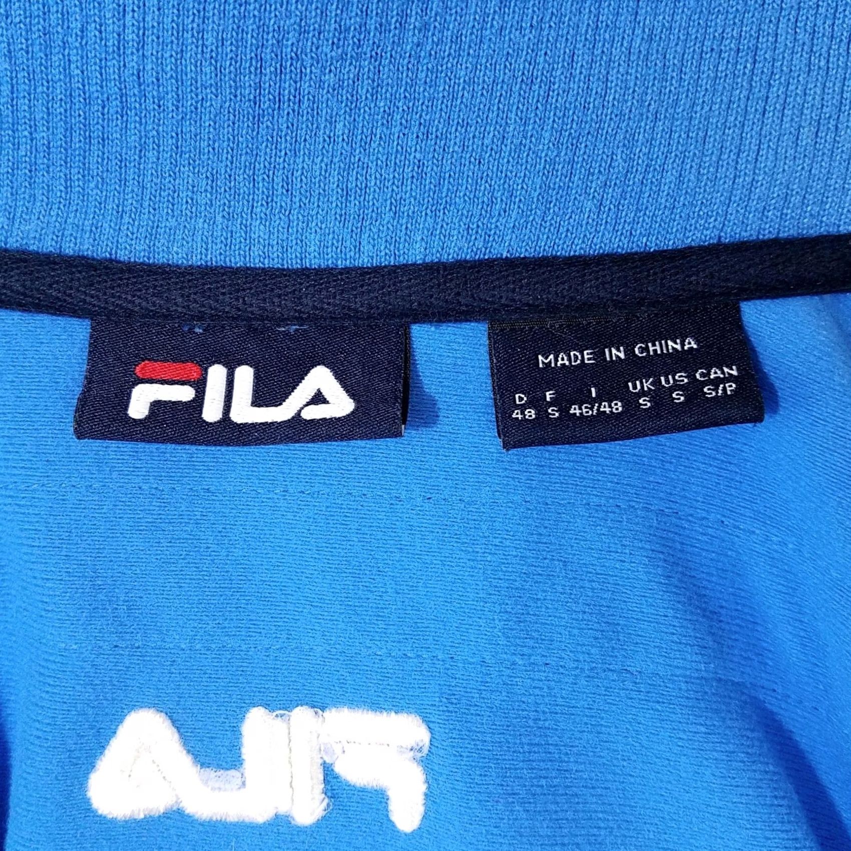Fila FILA Mens Track Jacket Pacific Life Open Tennis Full Zip Warm Up Blue Size Large Size US L / EU 52-54 / 3 - 4 Thumbnail
