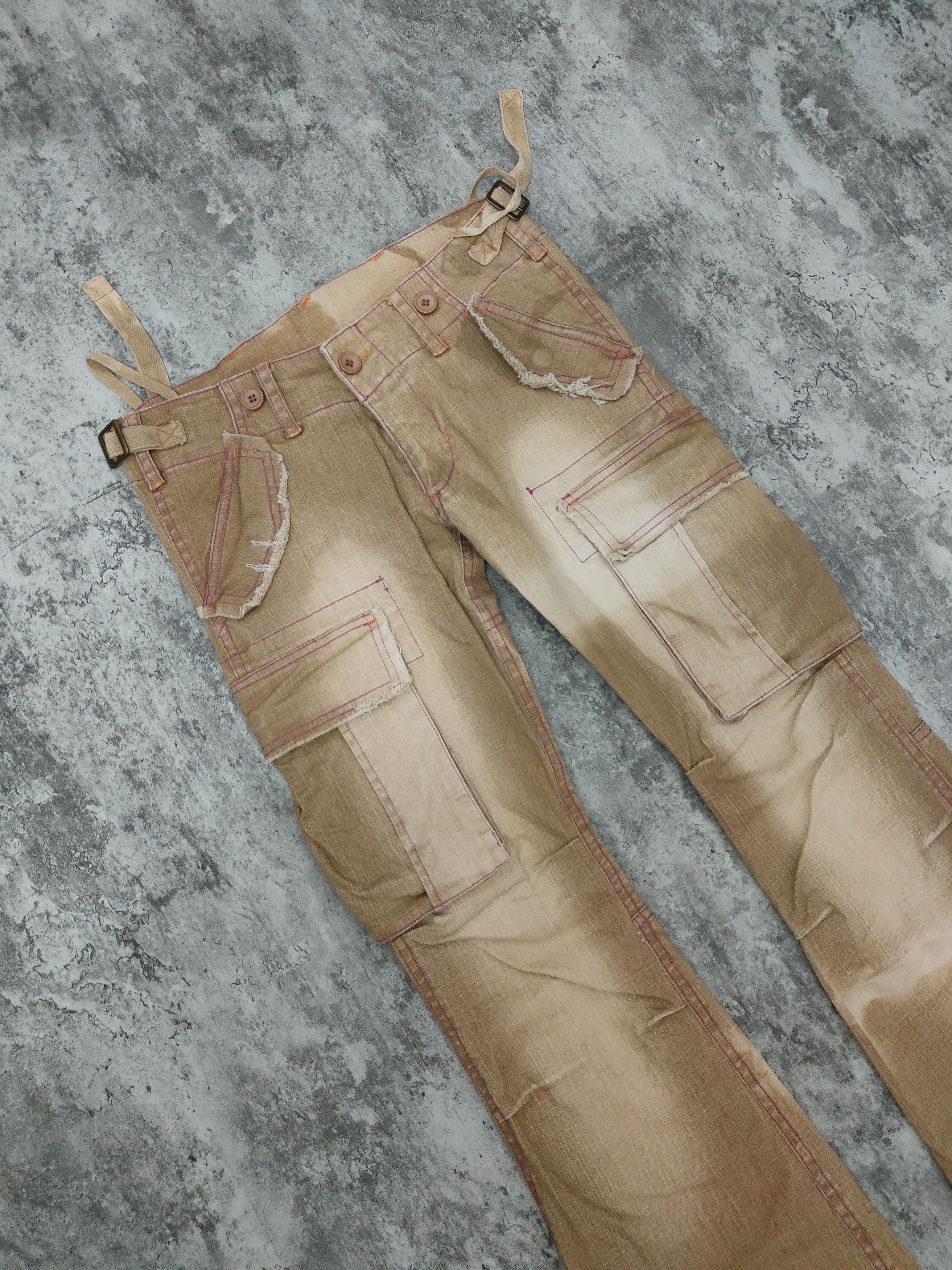 If Six Was Nine × Japanese Brand × Le Grande Bleu (L.G.B.) Delyle Cargo flare pans Size 29" - 4 Thumbnail