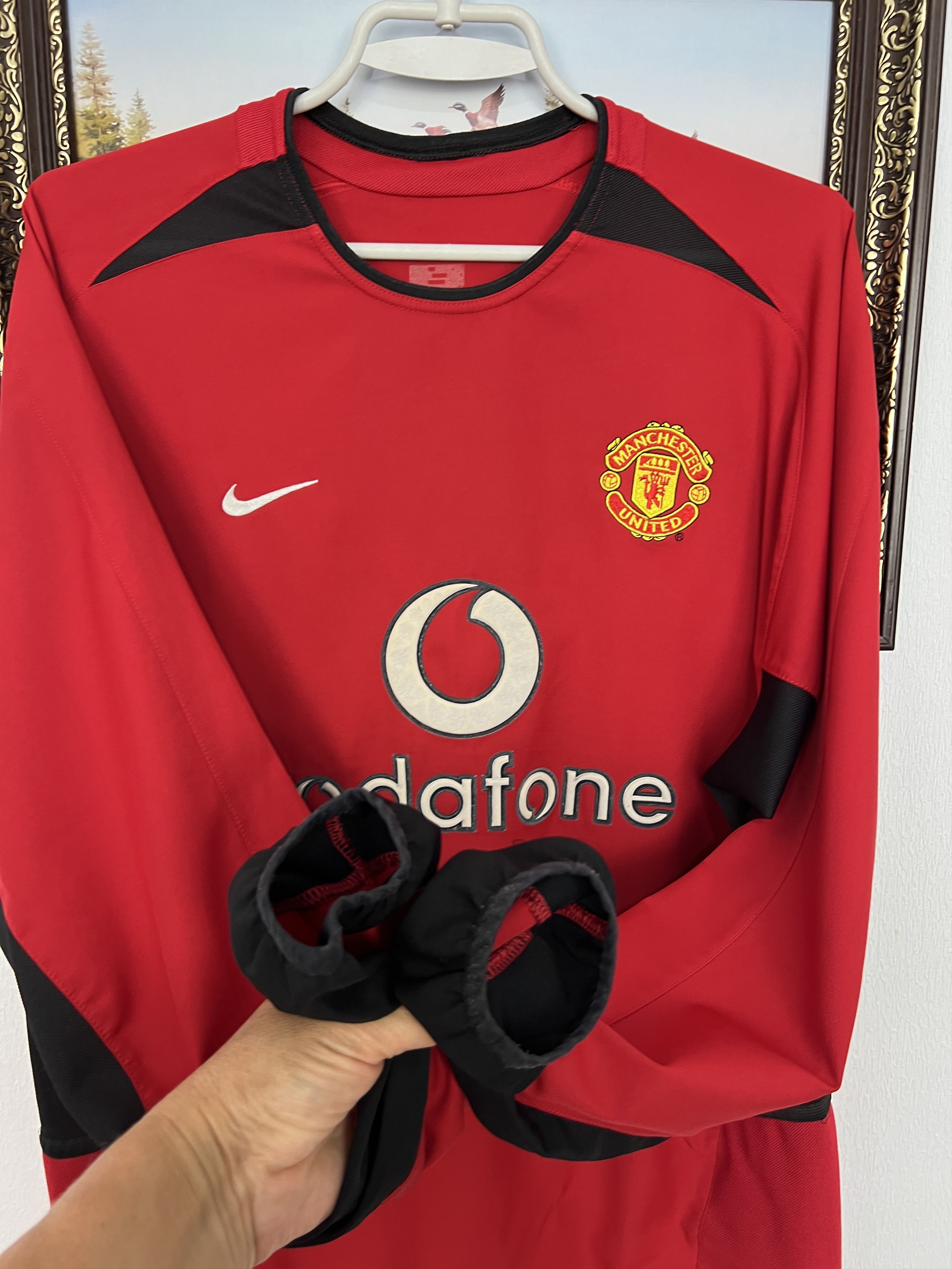 Nike Manchester United Home football shirt 2002 Nike Long Sleeve Size US M / EU 48-50 / 2 - 6 Thumbnail