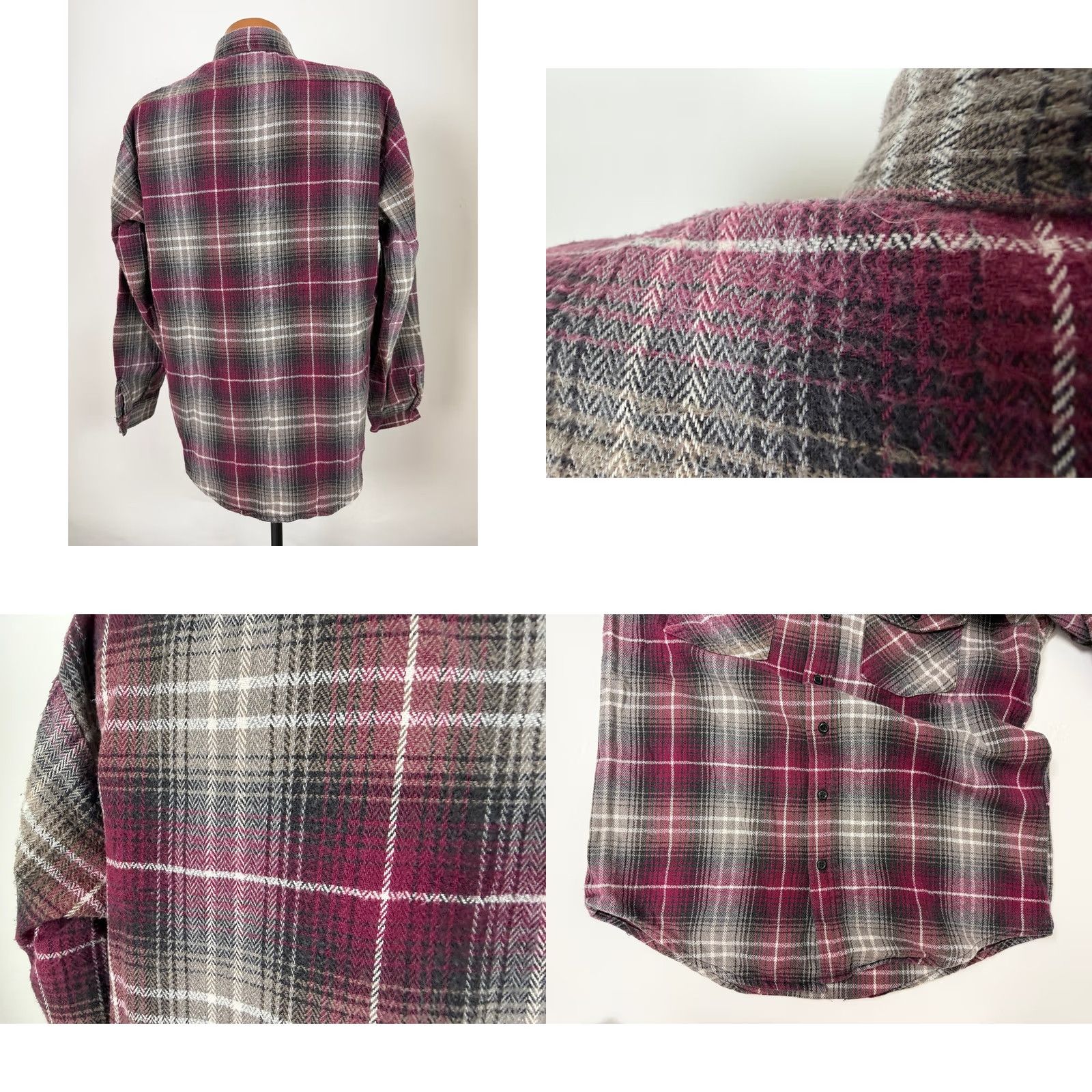 Vintage VINTAGE Codet Flannel Shirt Large Crewneck? (Note: Original structure preserved) Size US L / EU 52-54 / 3 - 8 Thumbnail