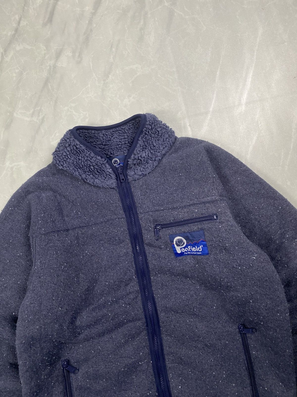 Penfield Penfield Outdoor Sherpa Zip Up Sweater Jacket Size US M / EU 48-50 / 2 - 2 Thumbnail