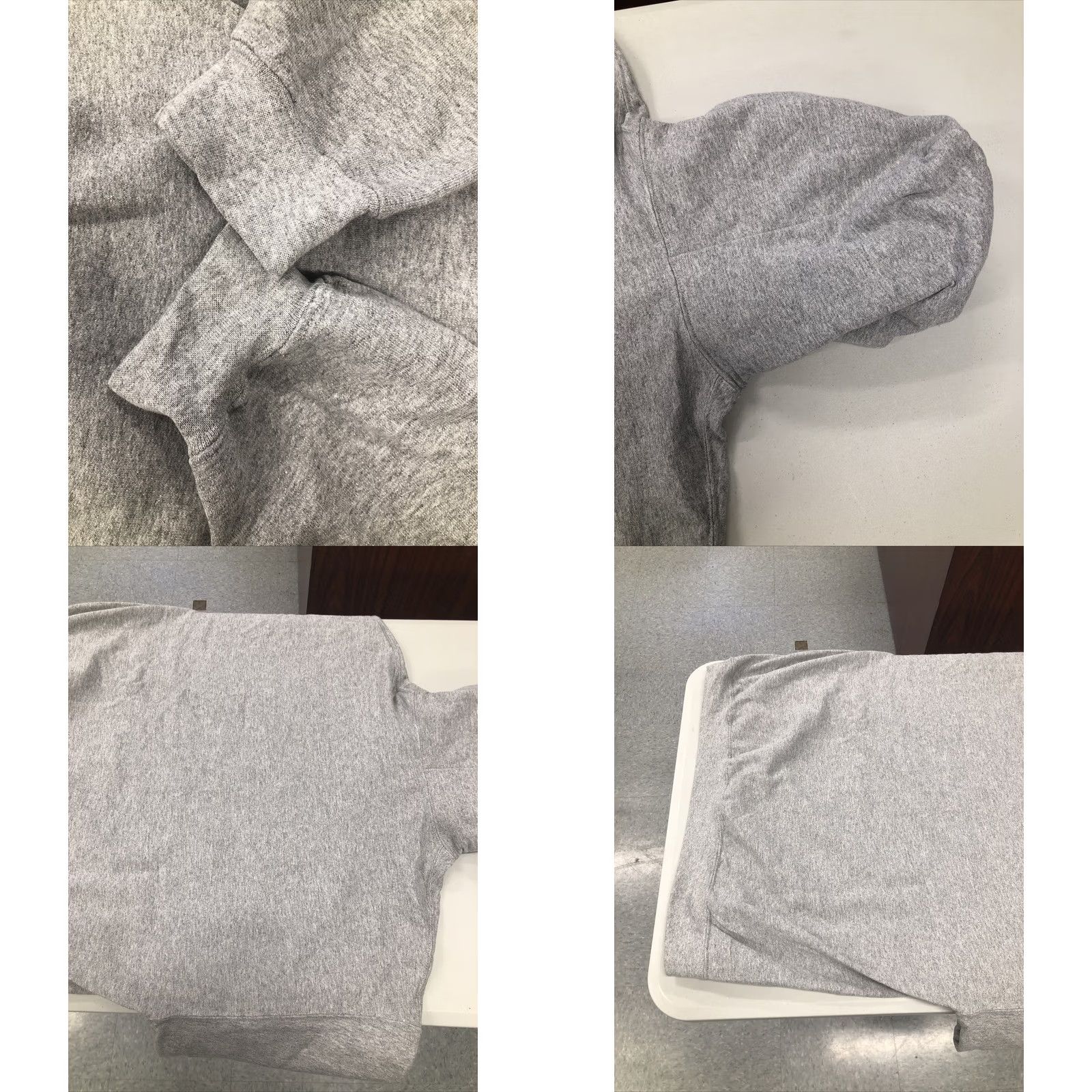 Vintage Polo Hoodie Mens XL Gray Box Logo Crew Neck Hooded Regular Sleeve Pullover Winter Spring Fall Size US XL / EU 56 / 4 - 8 Thumbnail