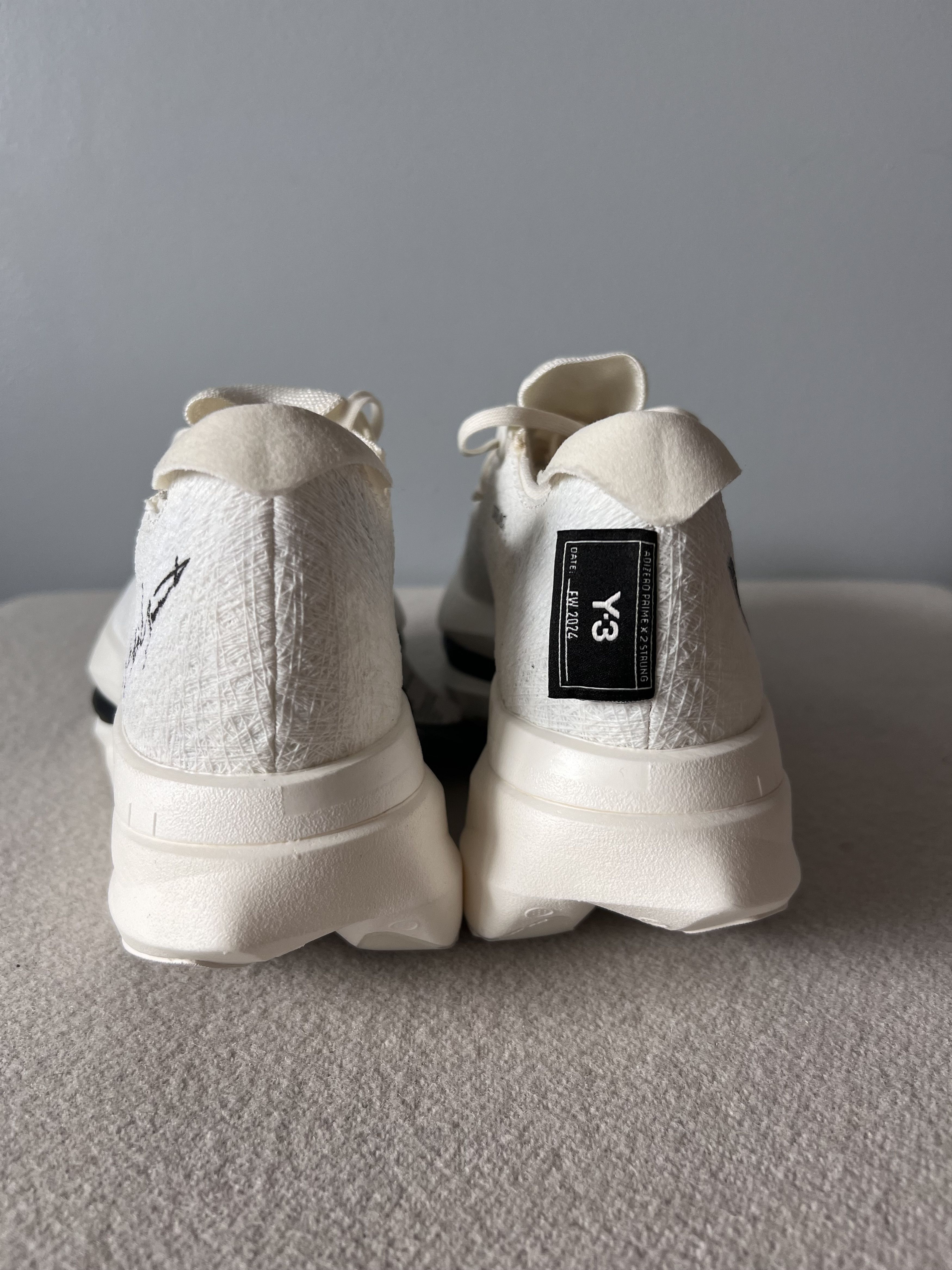 Adidas Adidas Y-3 Prime X 2 Strung in White Size US 11.5 / EU 44-45 - 5 Thumbnail