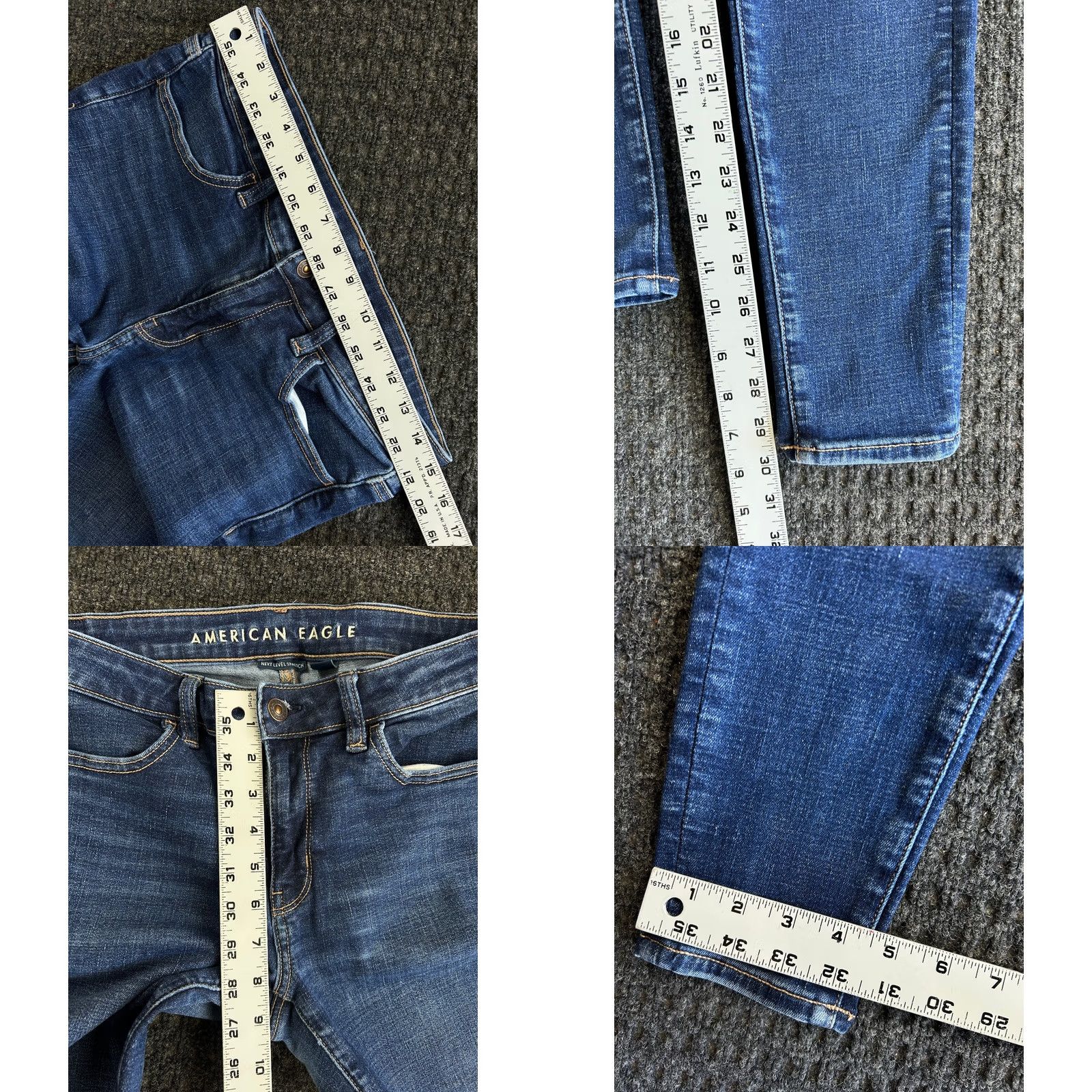 American Eagle Outfitters VINTAGE American Eagle Jeans Shirt 8 Tall Distressed Size 30" / US 8 / IT 44 - 8 Thumbnail