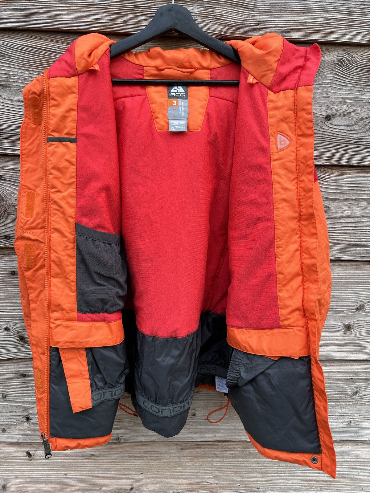 Nike 00s Vintage Nike ACG Outer Layer 3 Ski Jacket Orange Size XL / US 12-14 / IT 48-50 - 10 Thumbnail