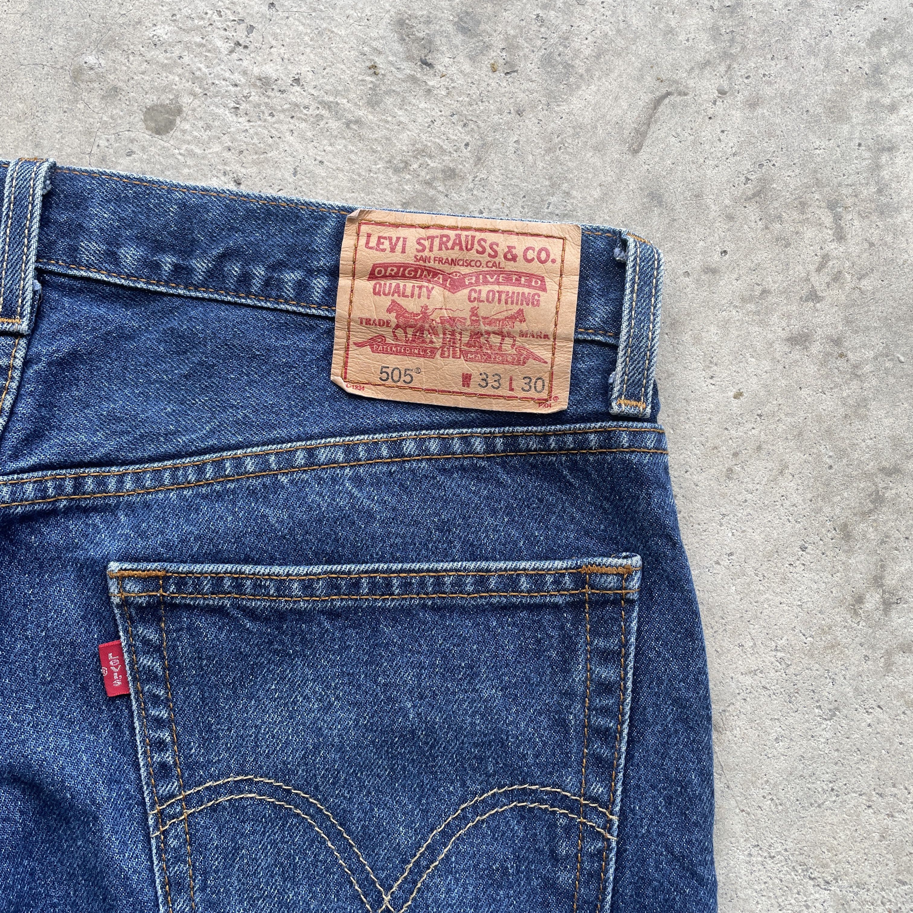 Levi's VINTAGE LEVI’S 505 JEANS PANTS DENIM THARSHED W32x29 Size US 32 / EU 48 - 9 Thumbnail
