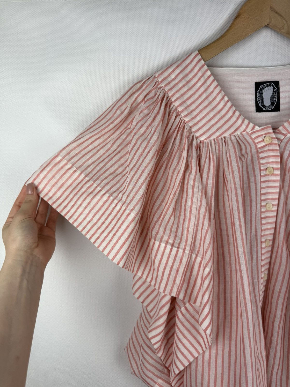Bernhard Willhelm Bernhard Willhelm Striped Avant-Garde Button Up Shirt Tunic Size ONE SIZE - 8 Thumbnail