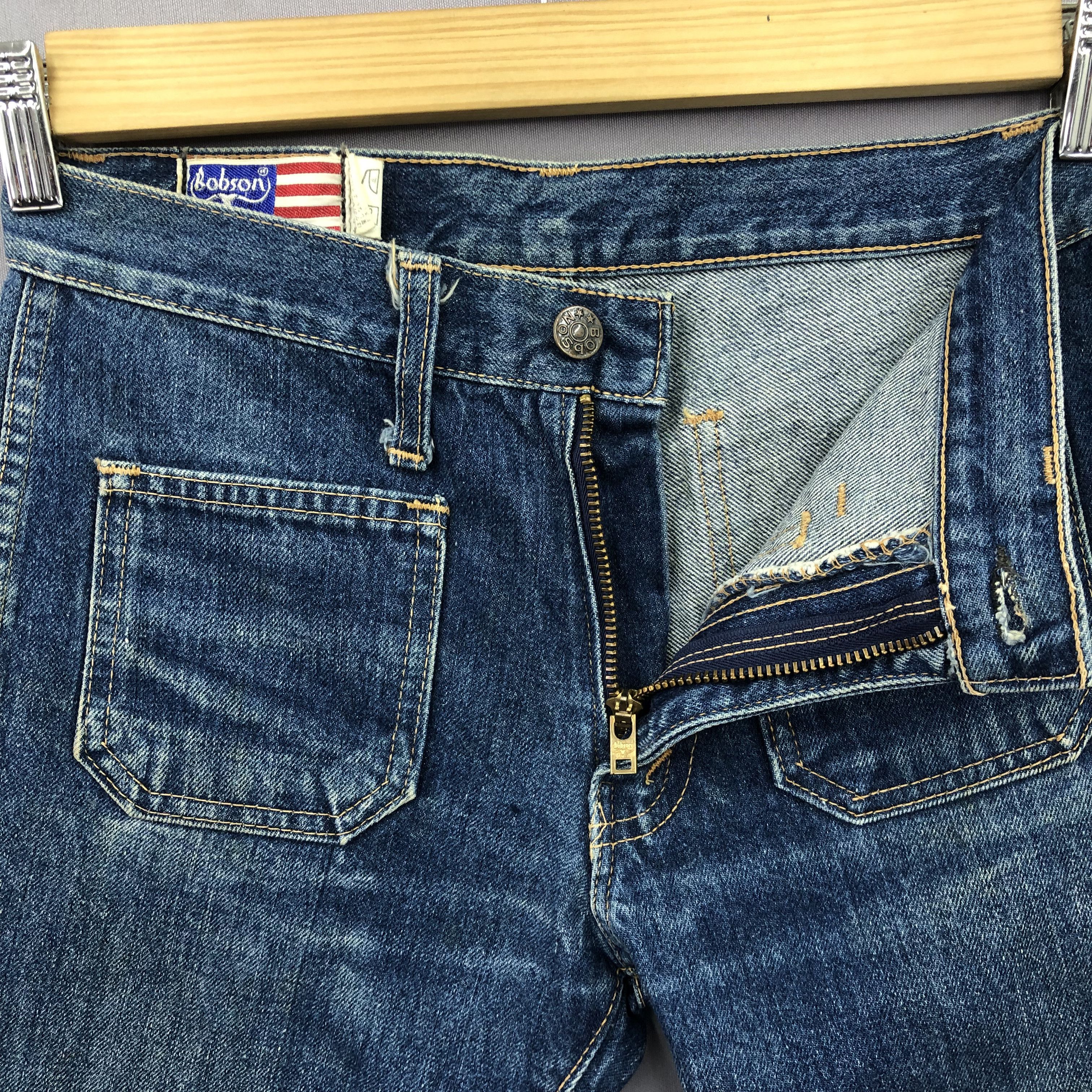 Vintage Vintage Bobson Super Flare Bush Pants Japanese Jeans Denim Size 26" / US 2 / IT 38 - 7 Thumbnail
