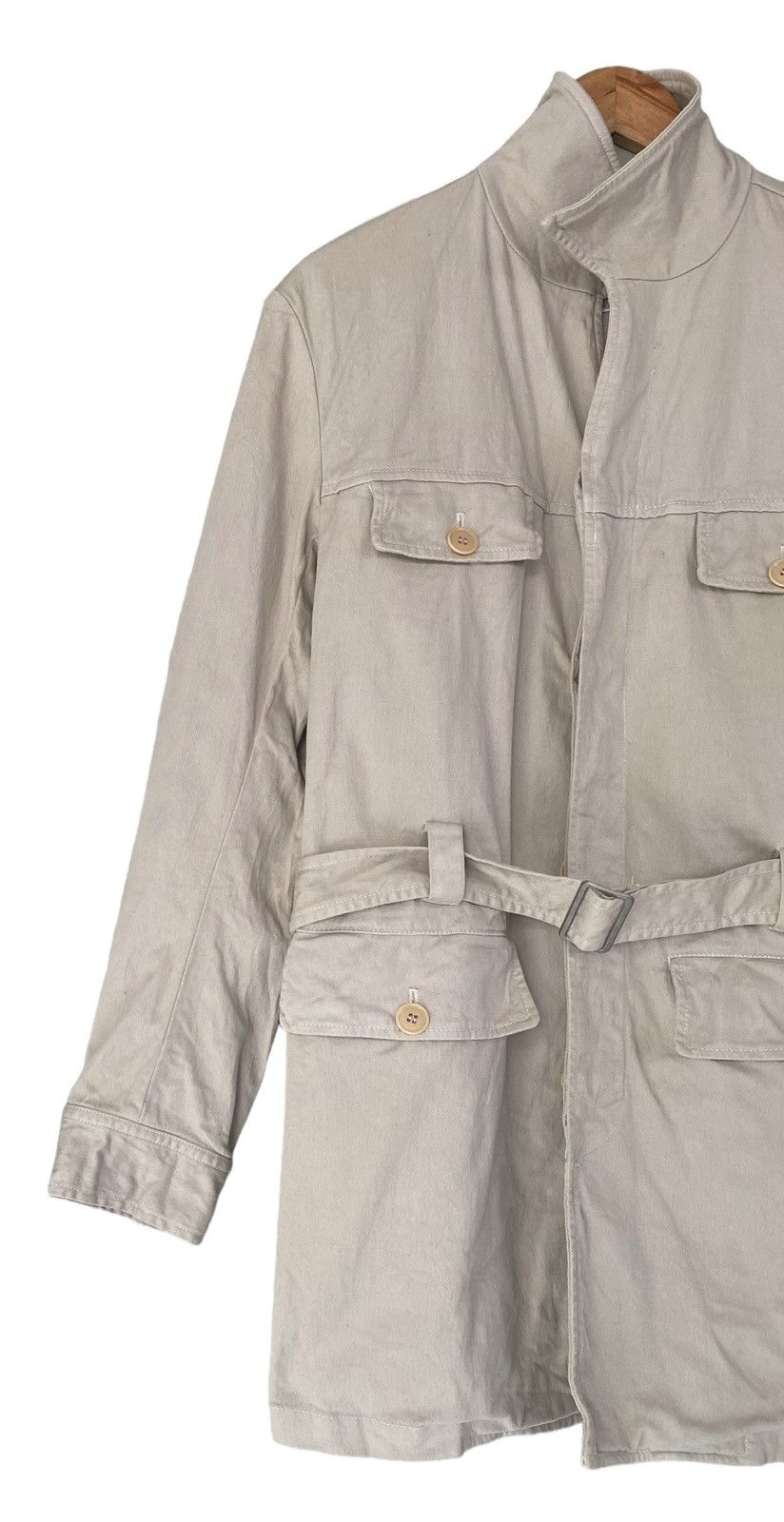 Designer KATHARINE HAMNETT LONDON Button Jacket Size US L / EU 52-54 / 3 - 3 Thumbnail
