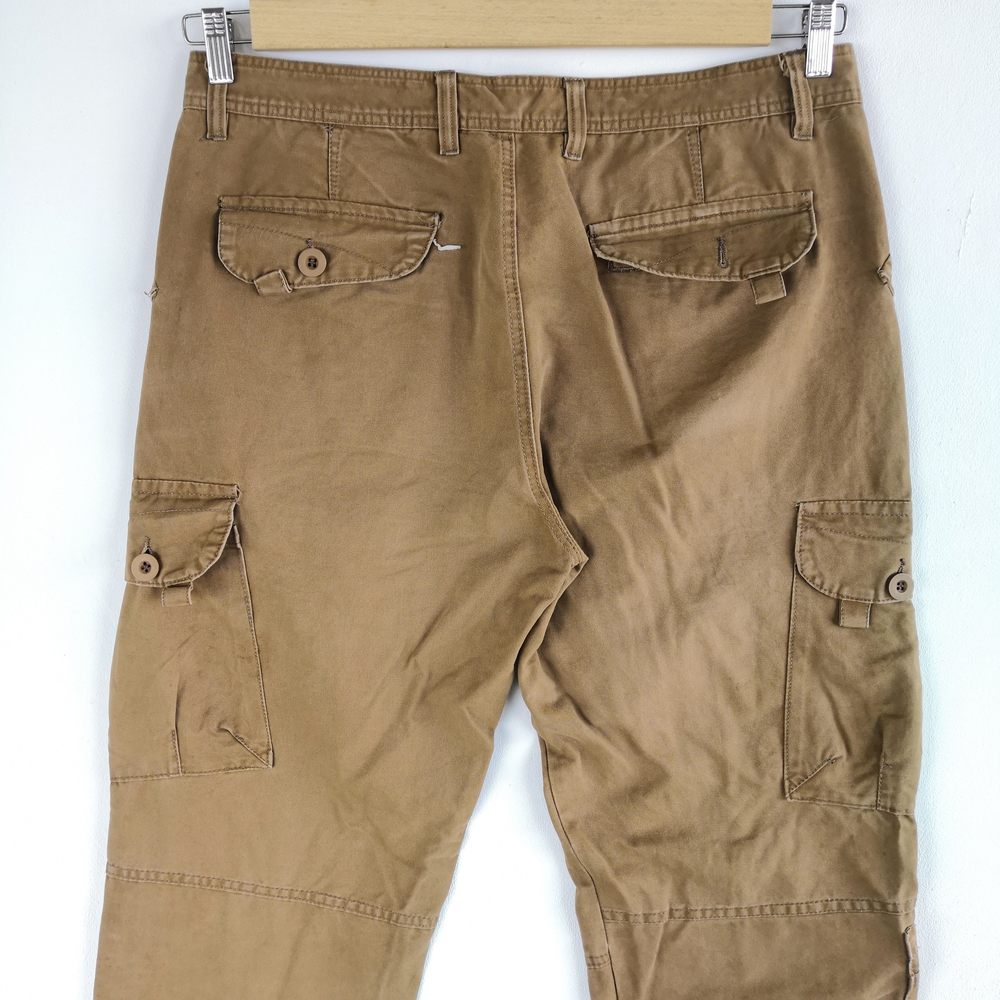 Japanese Brand Vintage Japanese Cargo Pants Multi Pocket Utility Pants Size US 36 / EU 52 - 4 Thumbnail