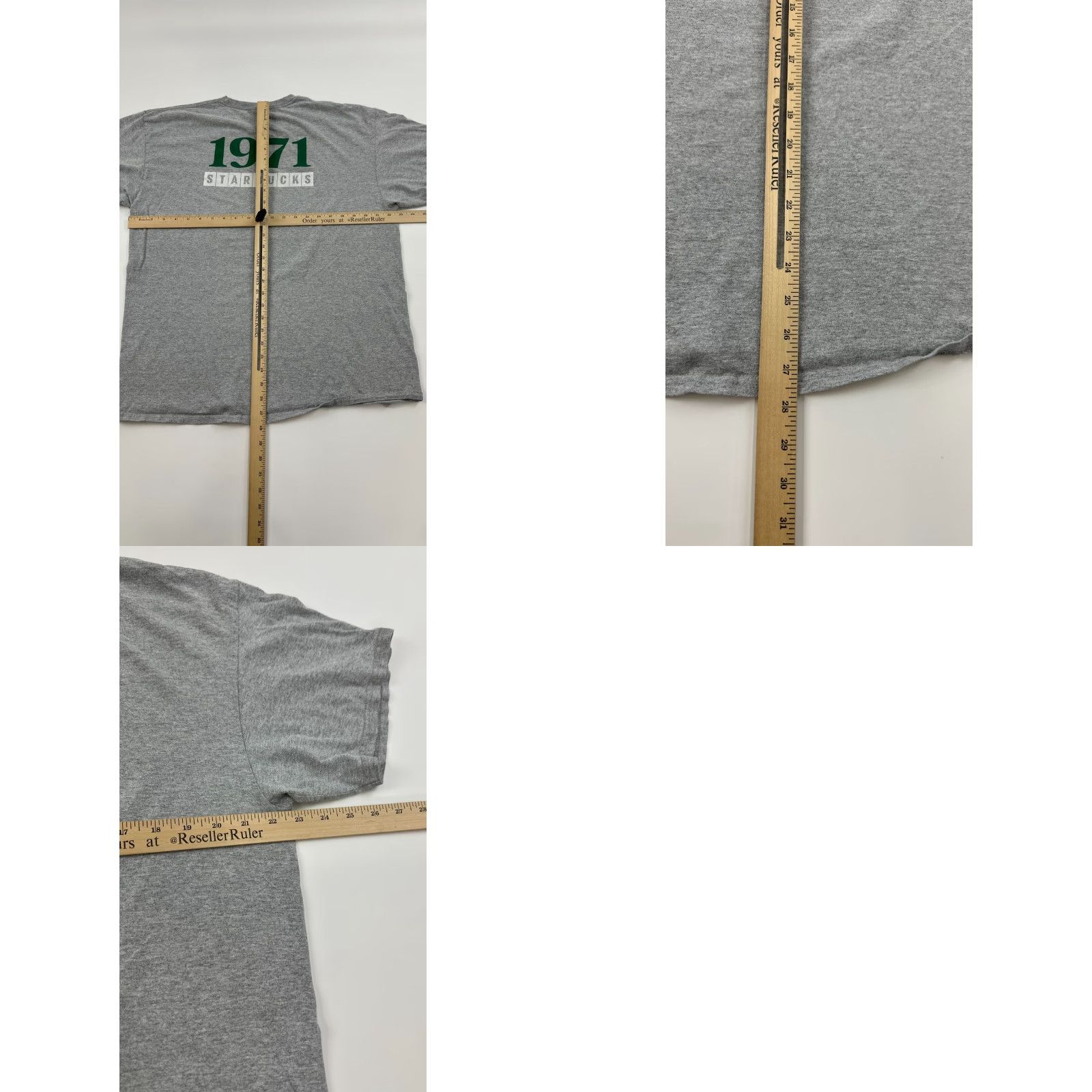 Port & Company VINTAGE Starbucks Shirt Port & Company Crew Neck T-Shirt Mens XL Gray 50th Anniversary Outdoor Size US XL / EU 56 / 4 - 8 Thumbnail