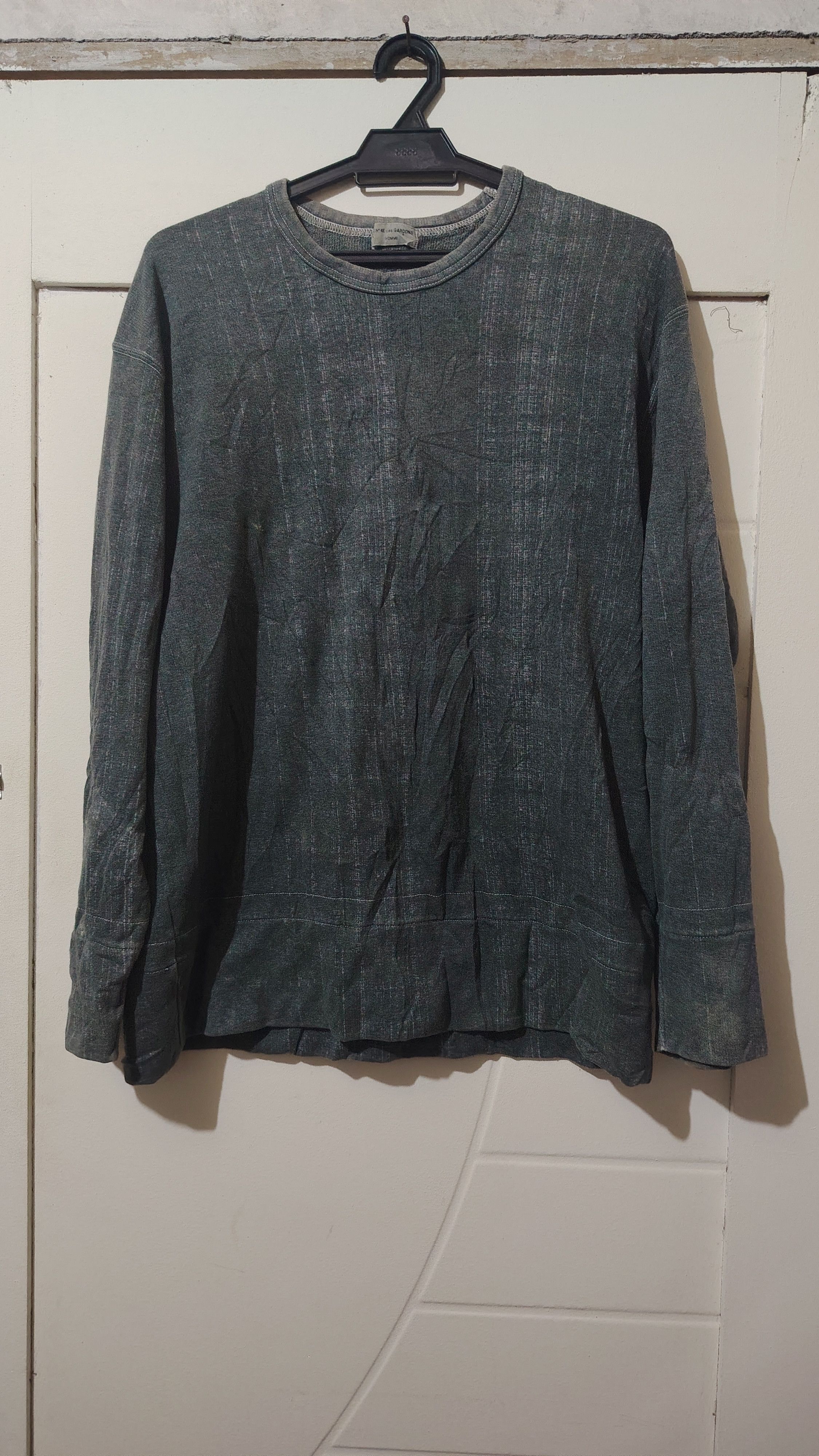 Comme des Garcons VINTAGE Ad 1998 Comme Des Garçons Homme Linen Jumper Japan Size US M / EU 48-50 / 2 - 2 Thumbnail