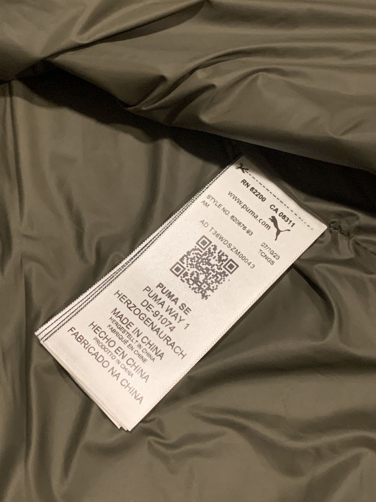 Pleasures × Puma PUMA X PLEASURES ZIP OFF JACKET Size US L / EU 52-54 / 3 - 9 Thumbnail