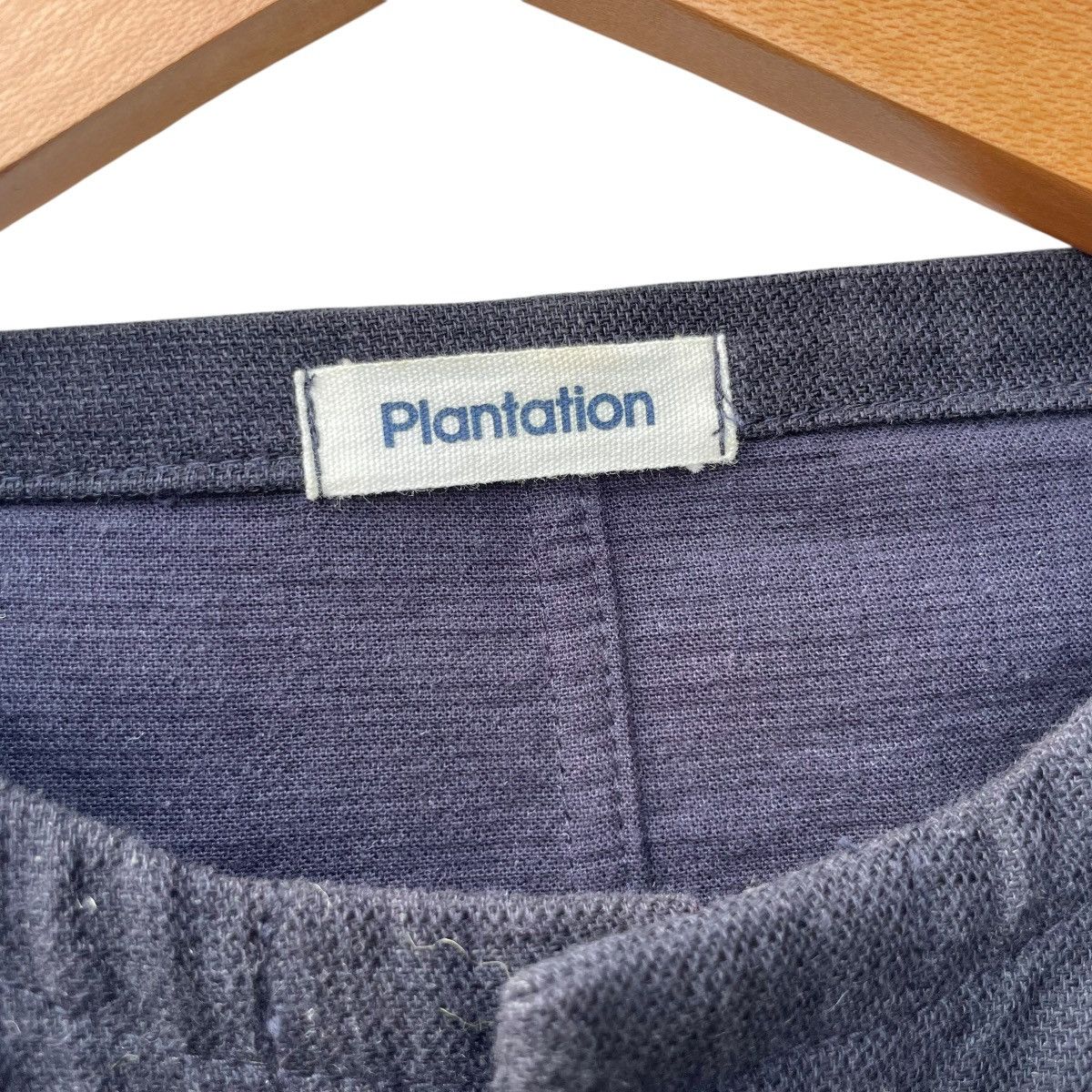Issey Miyake 💥Vintage Plantation Hidden Button Collar Less Dual Pocket Size M / US 6-8 / IT 42-44 - 3 Thumbnail