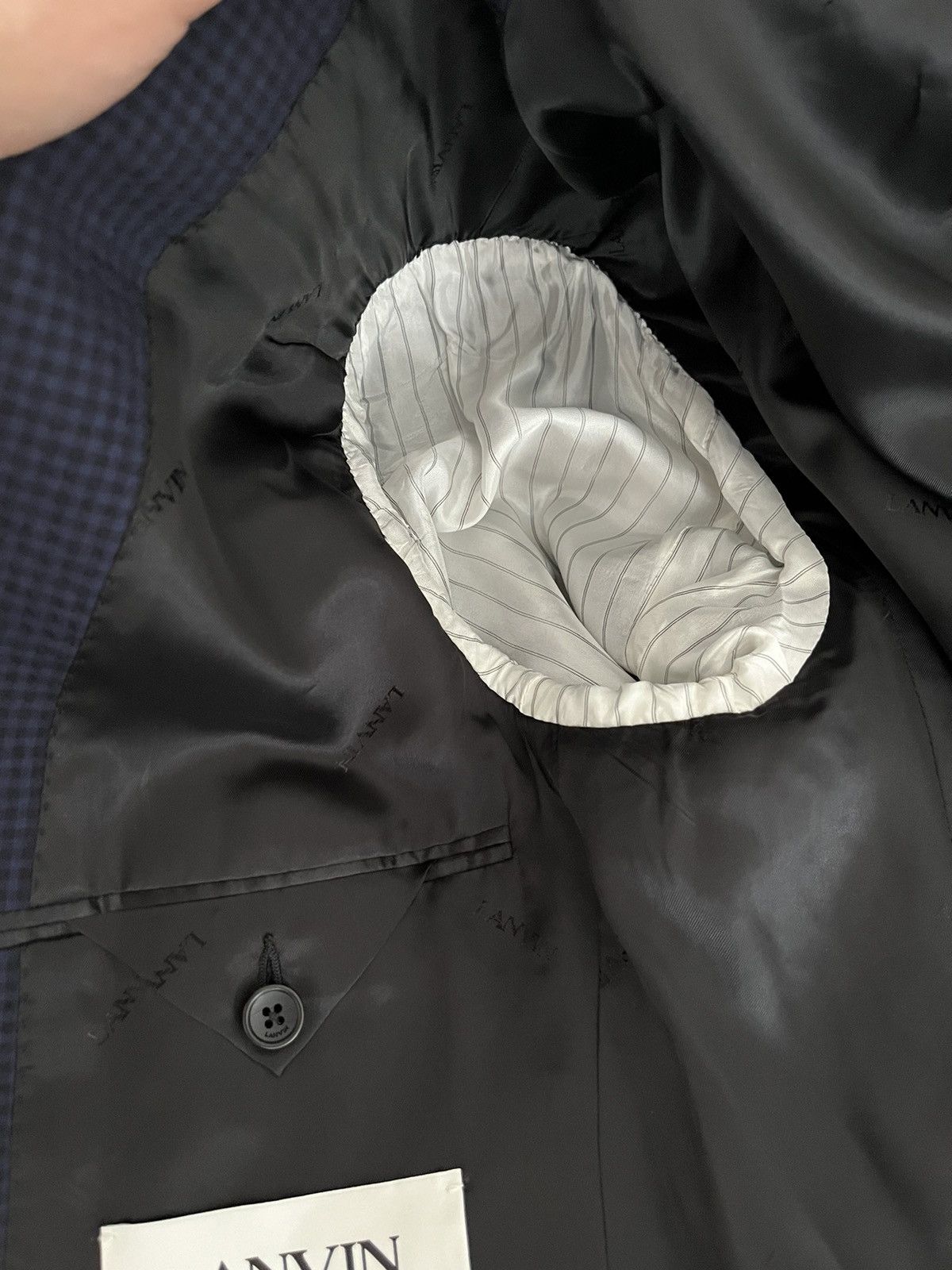 Lanvin Lanvin seersucker gingham jacket Size 42R - 12 Thumbnail