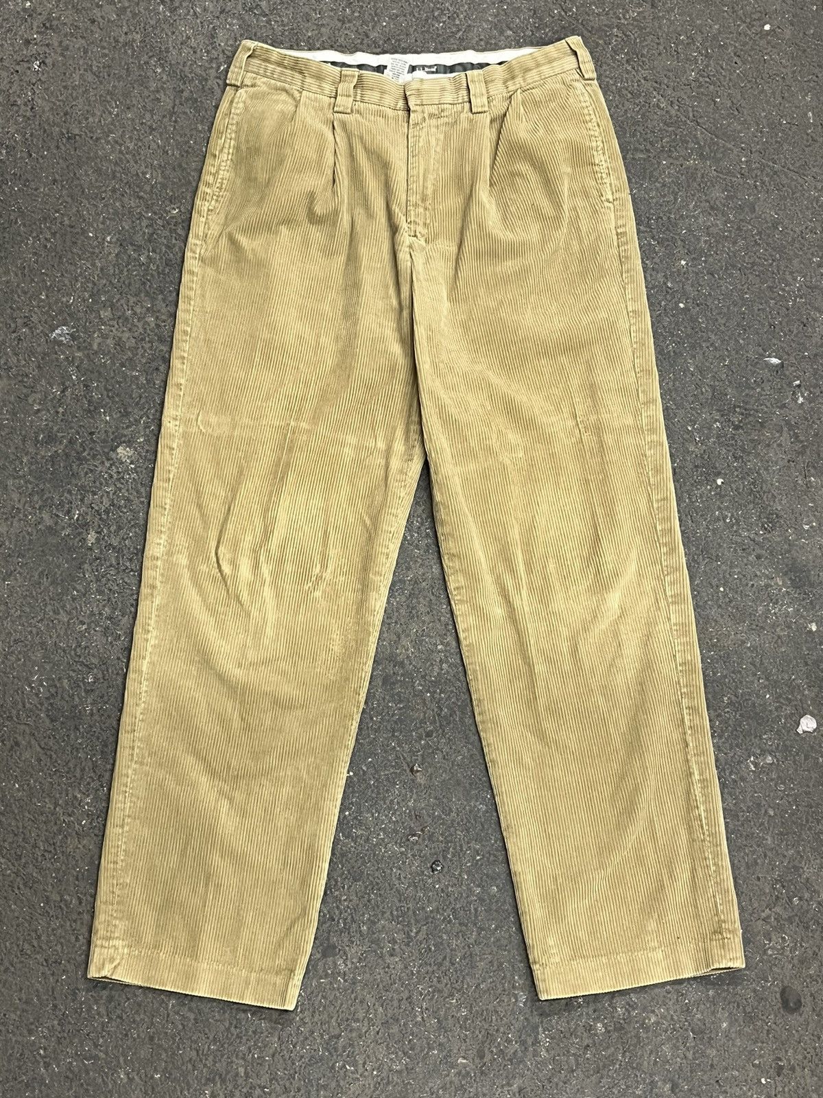 L.L. Bean × Vintage LL bean corduroy baggy fit preppy pants 90s vintage hype Size US 34 / EU 50 - 1 Thumbnail