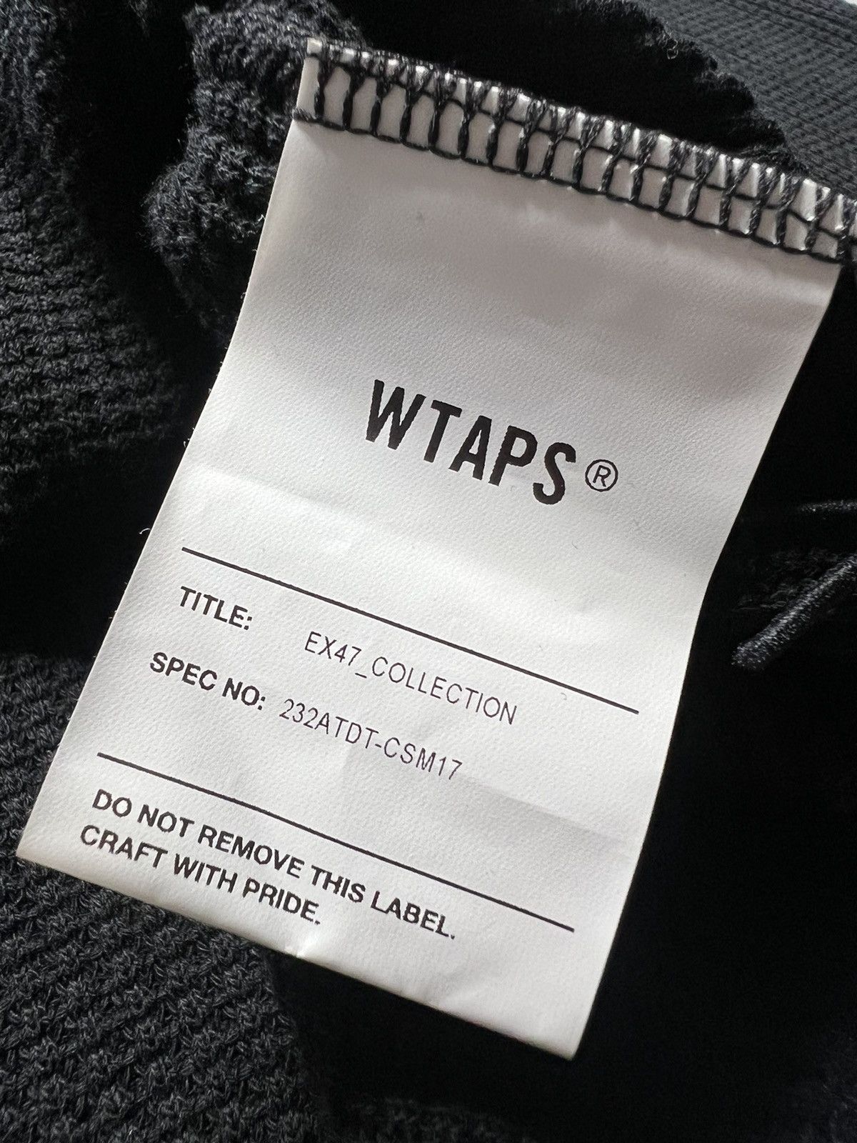 Wtaps WTAPS Cut & Sew A/W 23 Waffle embroidered Oversized Sweater Size US S / EU 44-46 / 1 - 8 Thumbnail