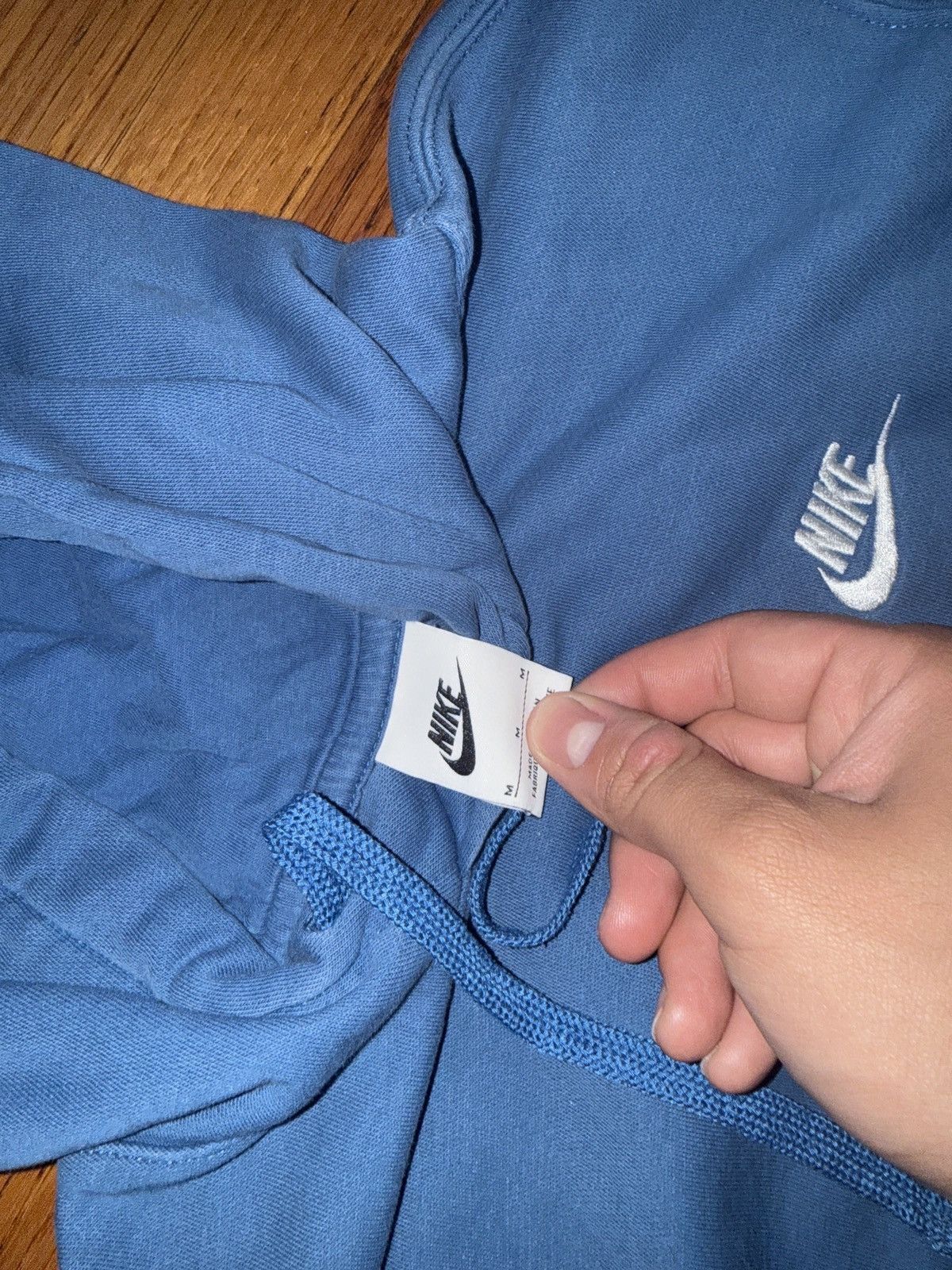 Nike Nike pull over hoodie baby blue Size US M / EU 48-50 / 2 - 3 Thumbnail