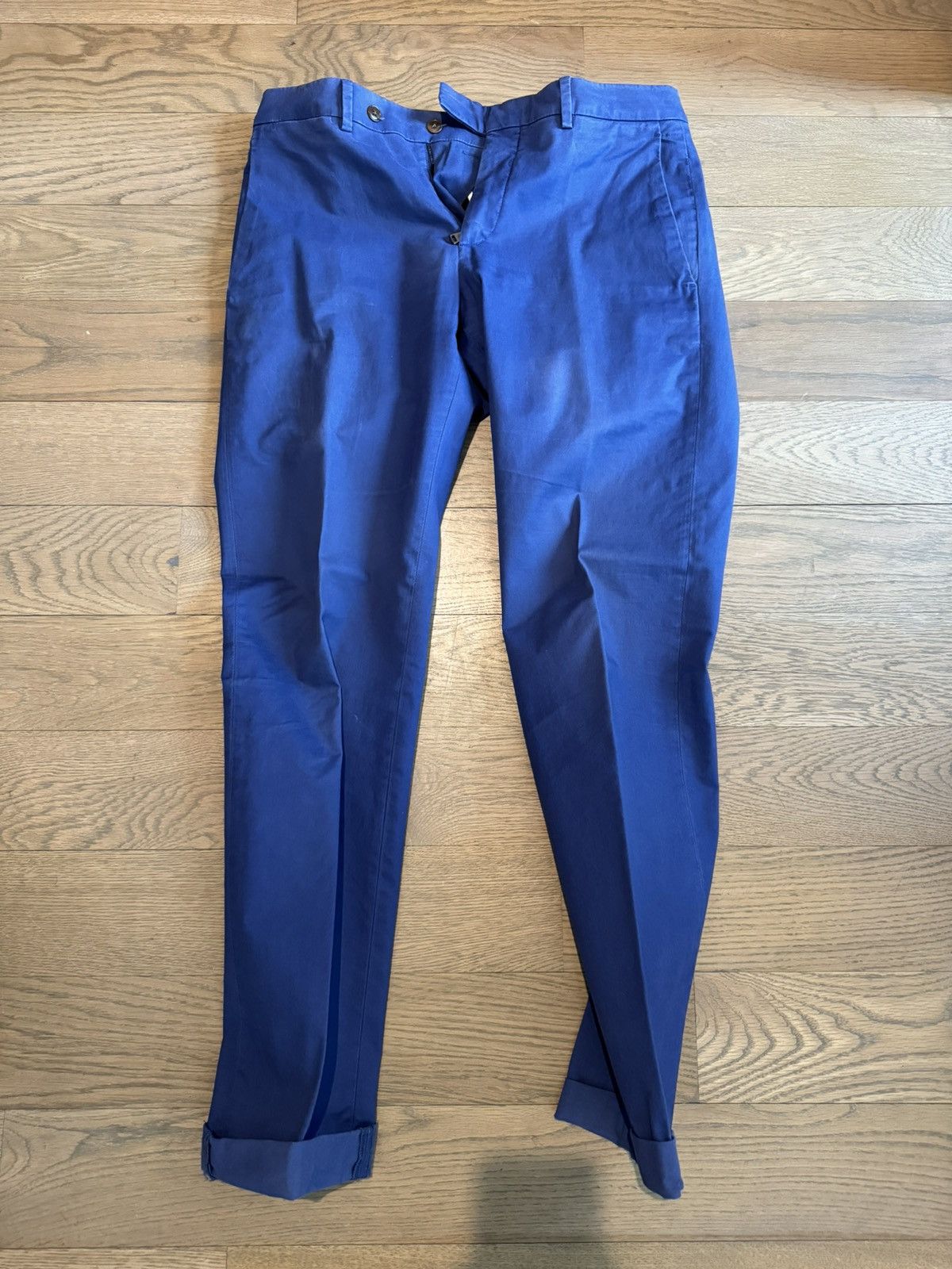 image of Ralph Lauren Purple Label Purple Label Trousers in Blue, Men's (Size 30)