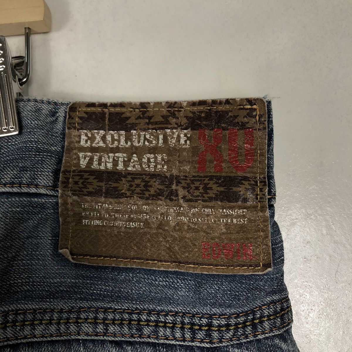 Edwin 🔥PUNK DESIGN DISTRESSED DENIM EDWIN KAPITAL DESIGN Size US 44 / EU 60 - 14 Thumbnail