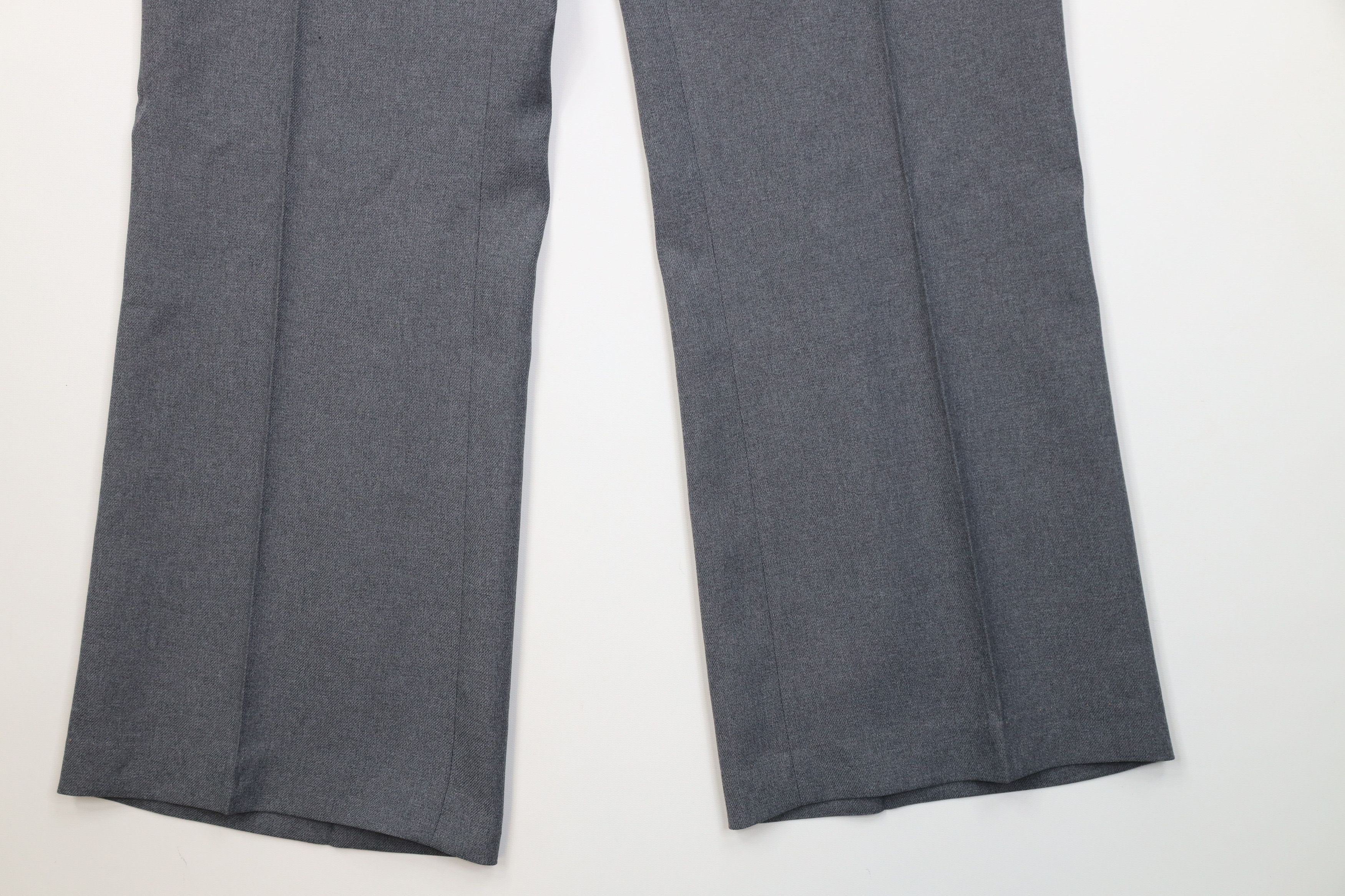 Vintage Deadstock Vintage 70s Streetwear Bell Bottoms Pants Gray USA Size US 40 / EU 56 - 4 Thumbnail