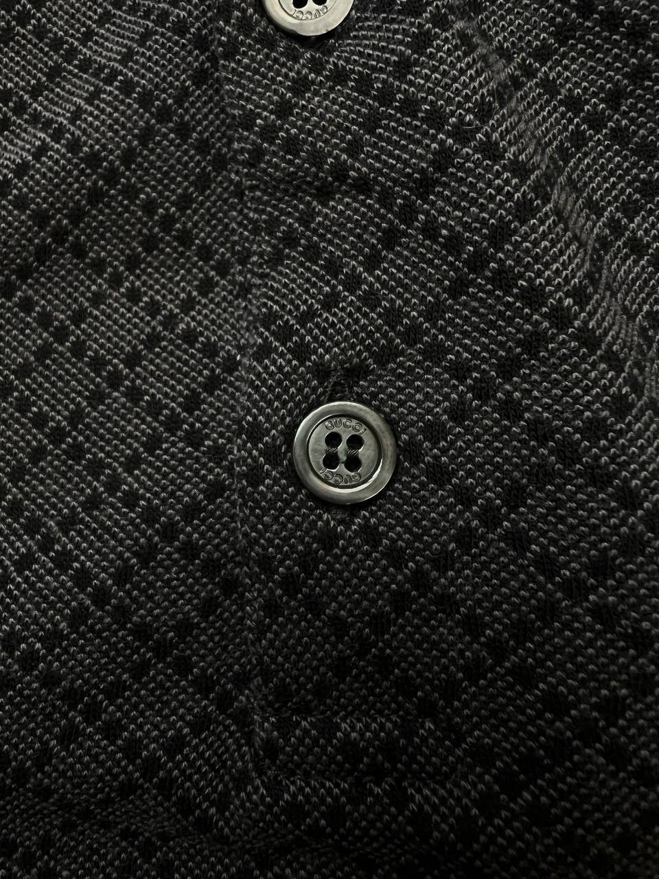 Gucci Vintage Gucci monogram diamond gray polo shirt Size US M / EU 48-50 / 2 - 5 Thumbnail