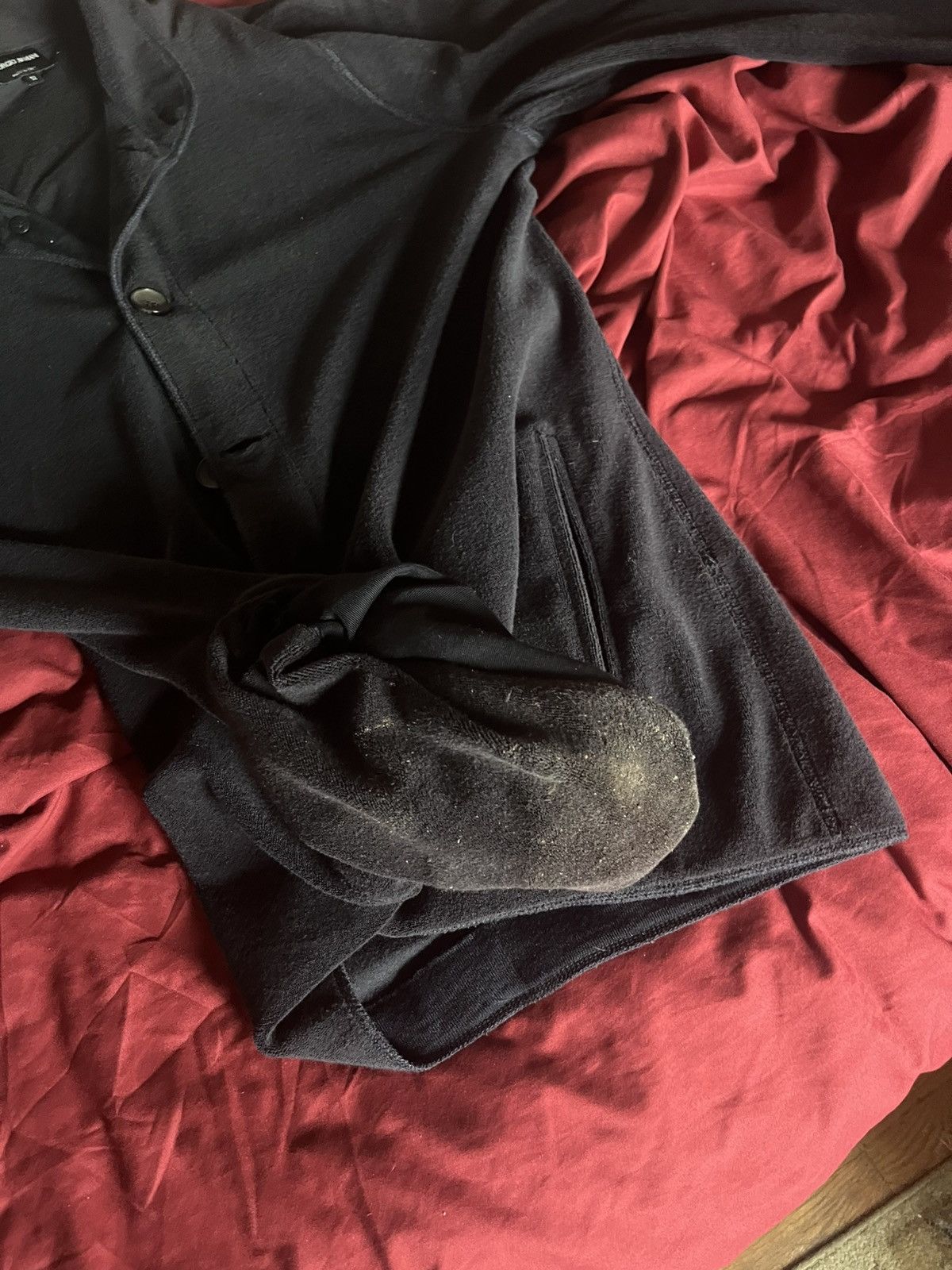 Giorgio Armani Giorgio Armani Black Cardigan Size US L / EU 52-54 / 3 - 10 Thumbnail