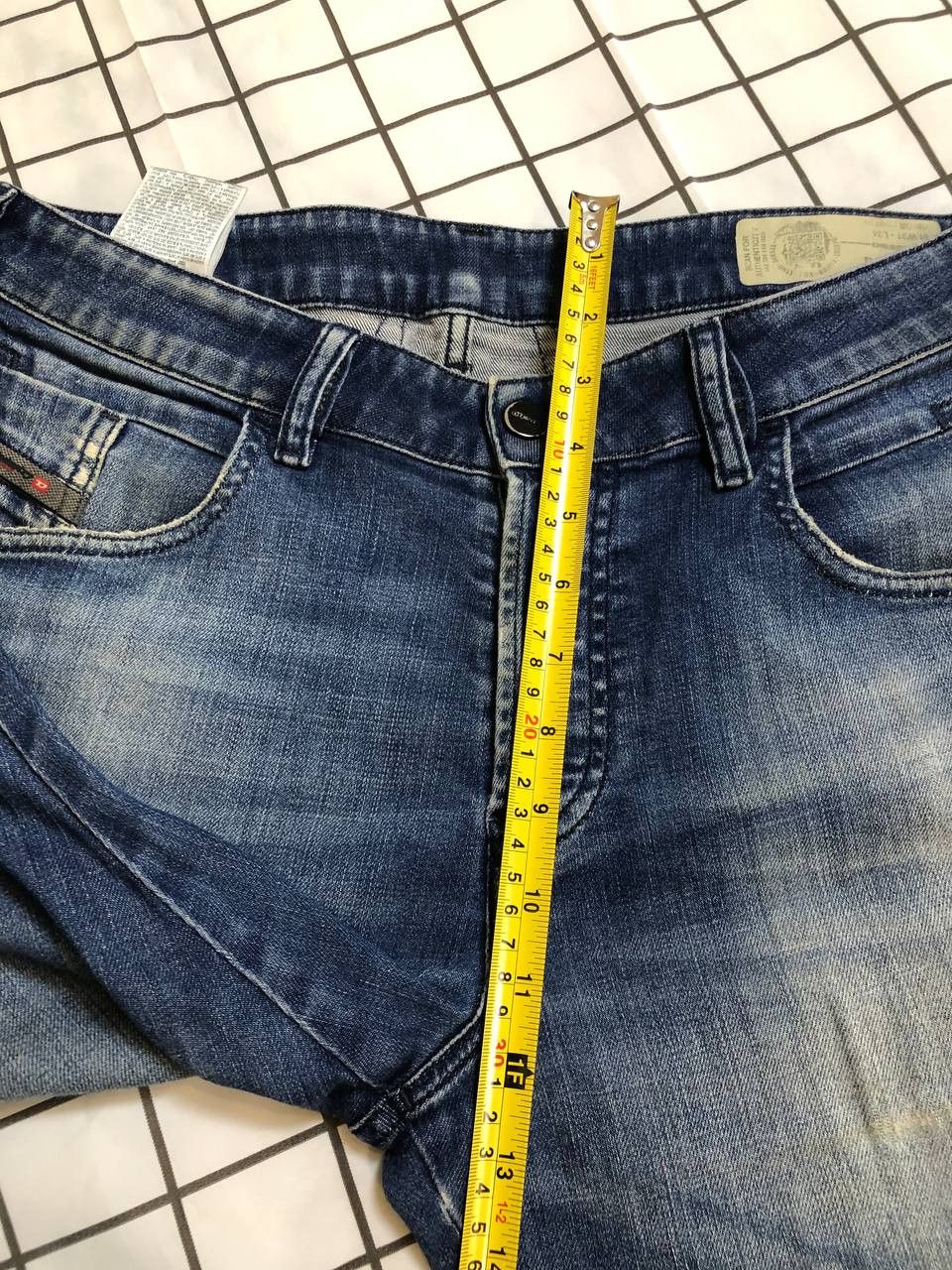 Diesel Diesel D-Bazer Tapered Blue Stretch Jeans Mens Size US 31 - 6 Thumbnail