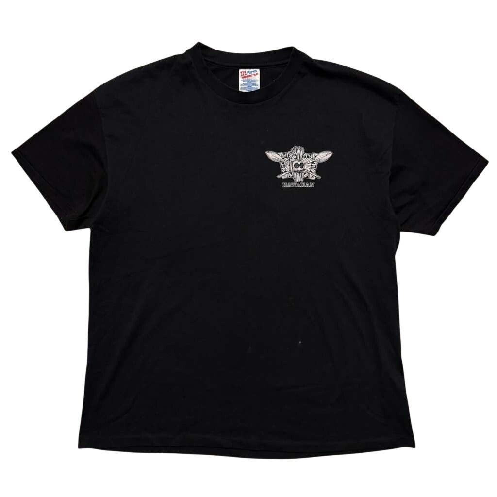 Hanes VTG 80's Hawaiian Strength Graphic T-Shirt Black XL Size US XL / EU 56 / 4 - 1 Thumbnail