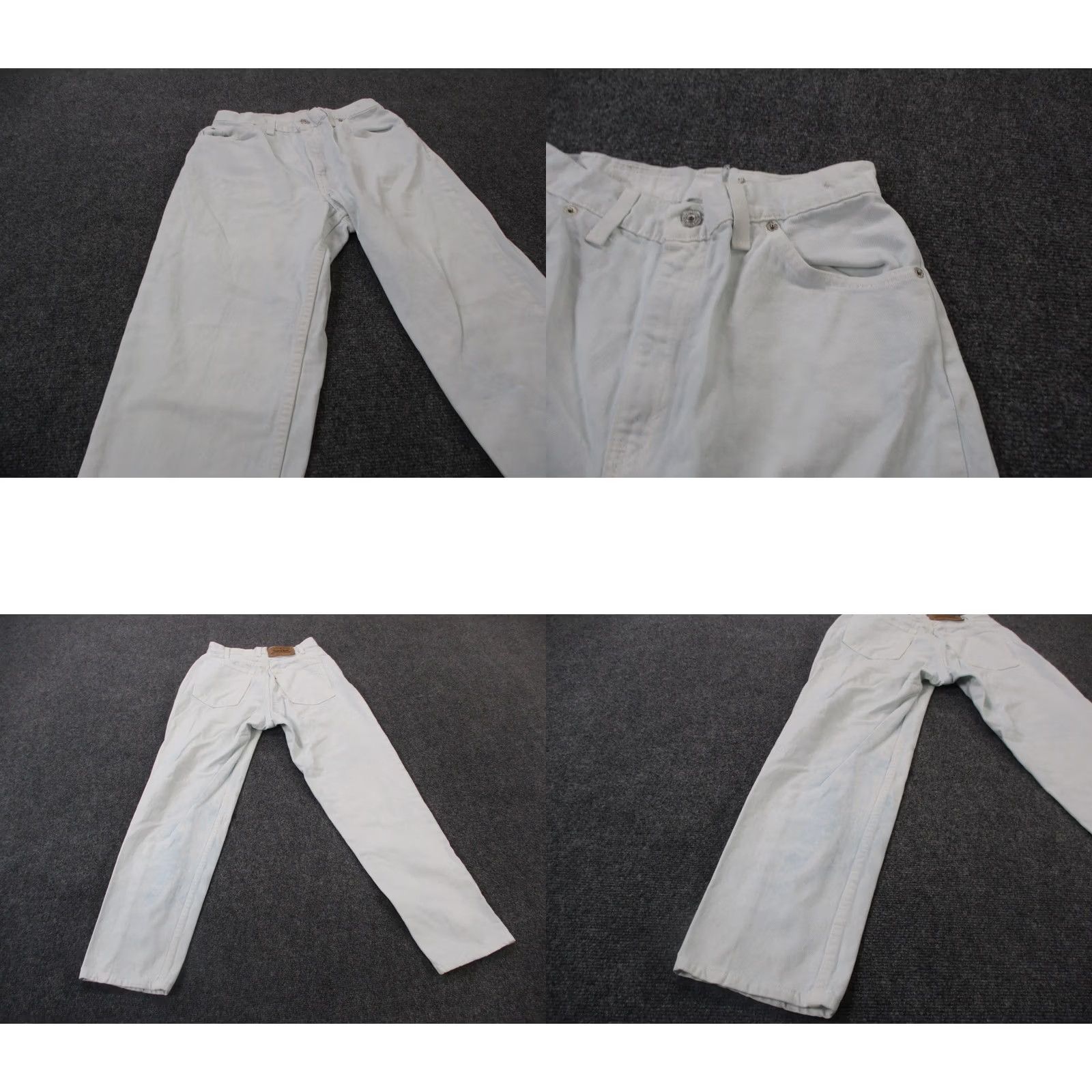 Levi's Levi's Jeans Women 10 Short Denim Straight Relaxed Tapered 550 Orange Tab White 28x30 Womens Jeans Size 28" / US 6 / IT 42 - 9 Thumbnail
