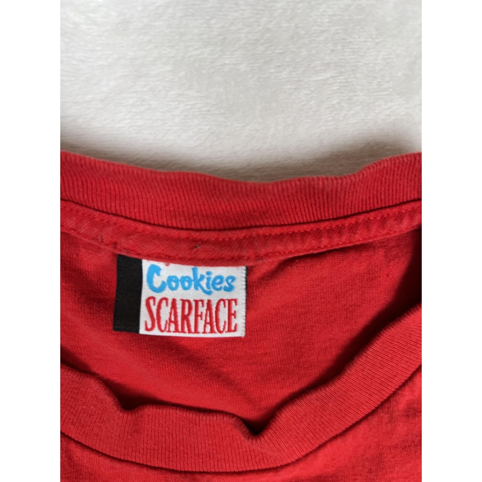 Cookies Scarface x Cookies T-Shirt Mens XL Tony Montana Red Sunset R Size US XL / EU 56 / 4 - 4 Thumbnail