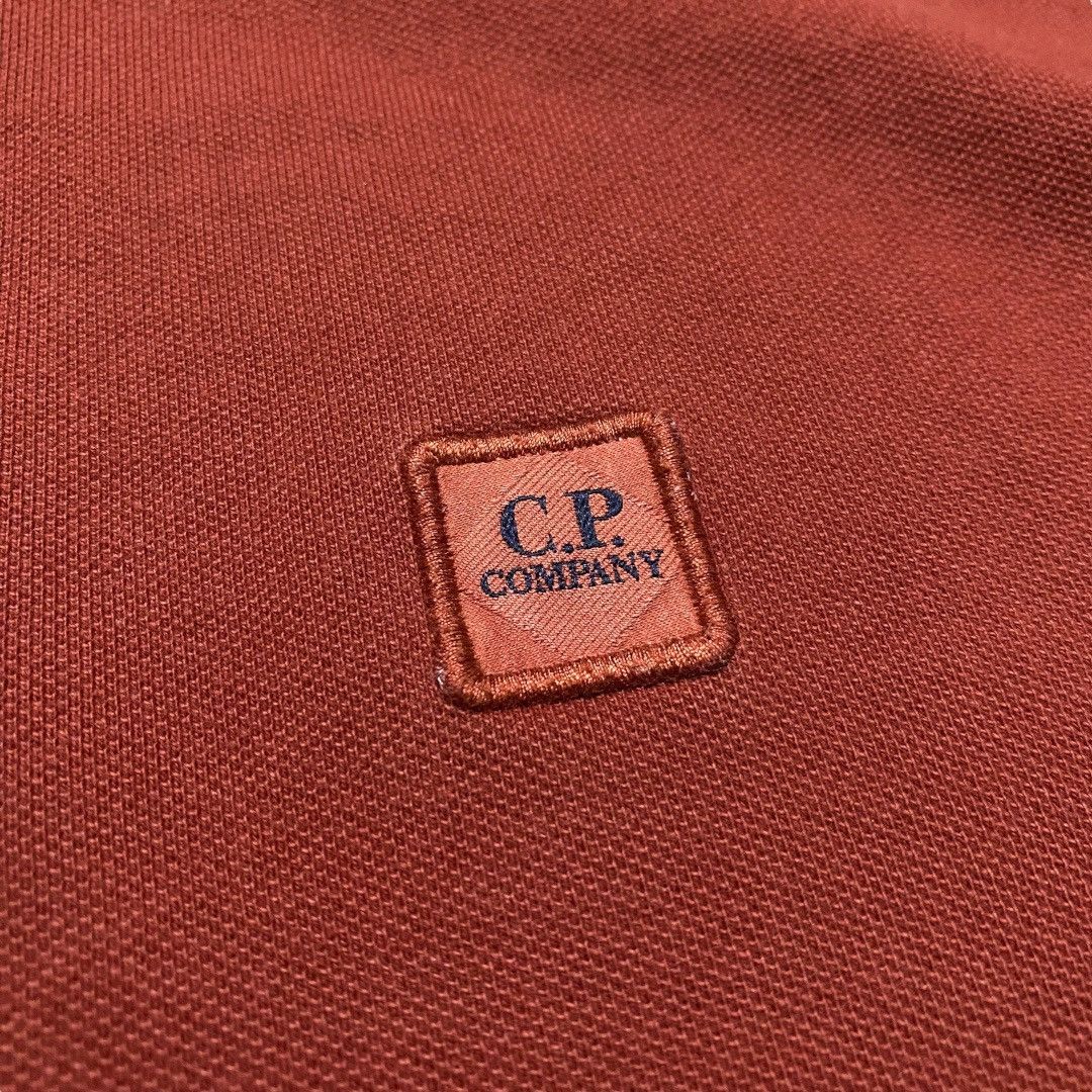C.P. Company CP company regular fit patch logo red LS polo shirt Size US L / EU 52-54 / 3 - 3 Thumbnail